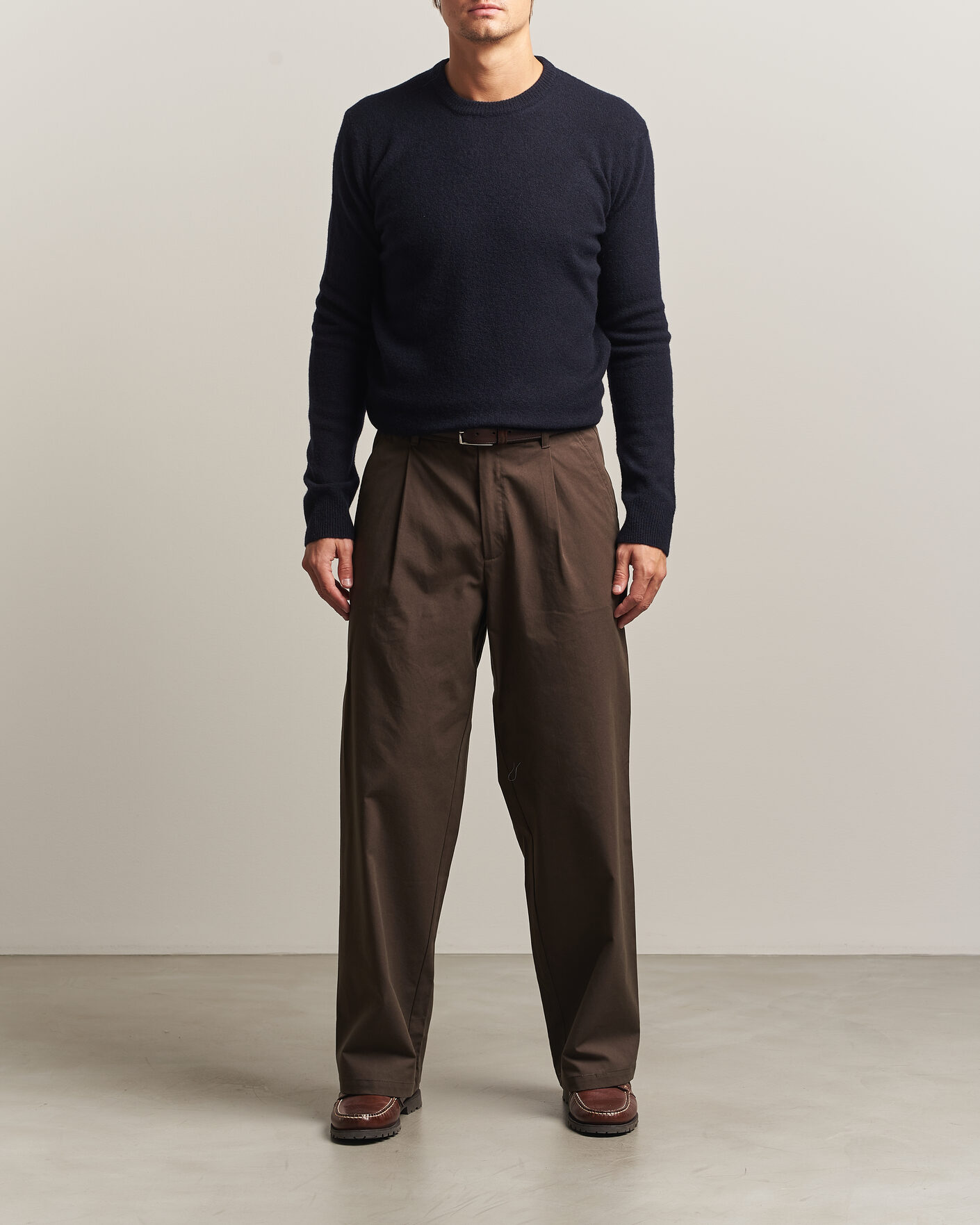 Homme | Pulls Et Tricots | Altea | Cloud Cashmere Blend Sweater Navy