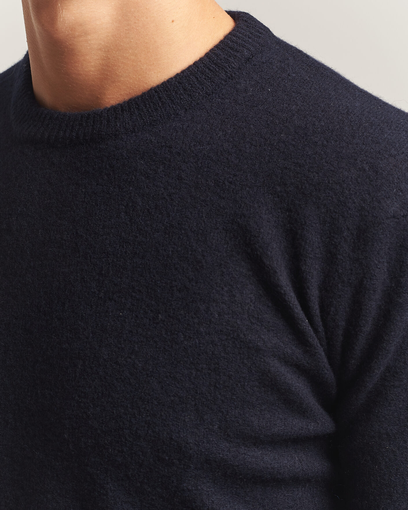 Homme | Pulls Et Tricots | Altea | Cloud Cashmere Blend Sweater Navy