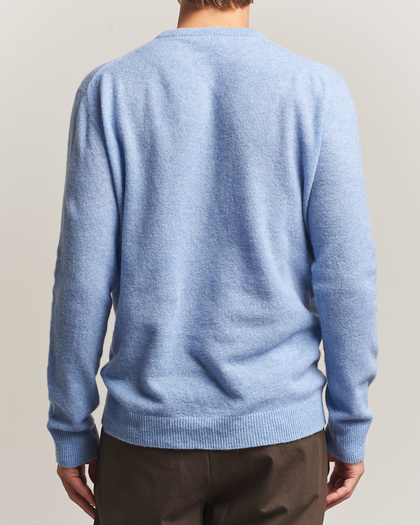 Homme | Pulls Et Tricots | Altea | Cloud Cashmere Blend Sweater Sky Blue