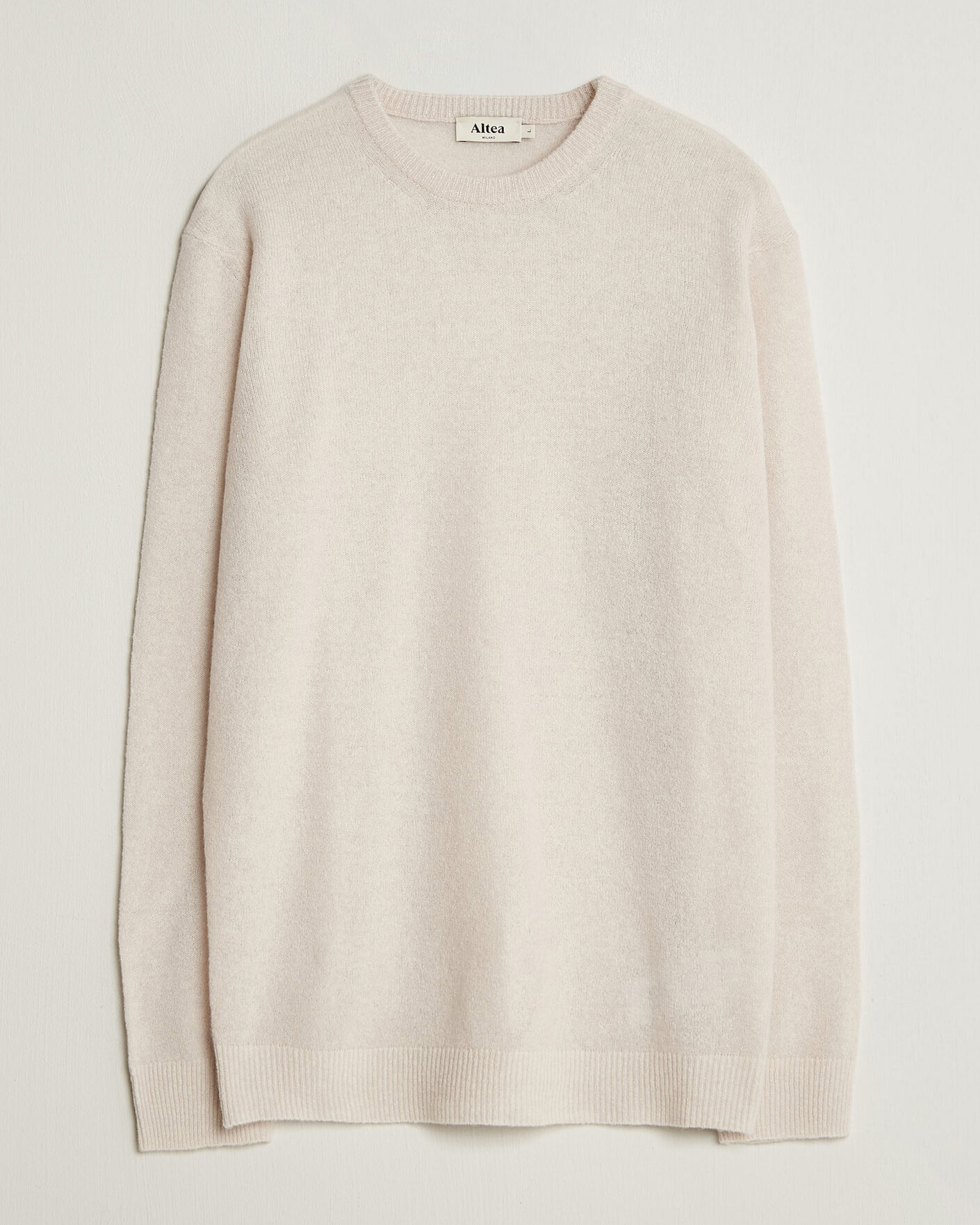 Homme | Pulls Et Tricots | Altea | Cloud Cashmere Blend Sweater Latte