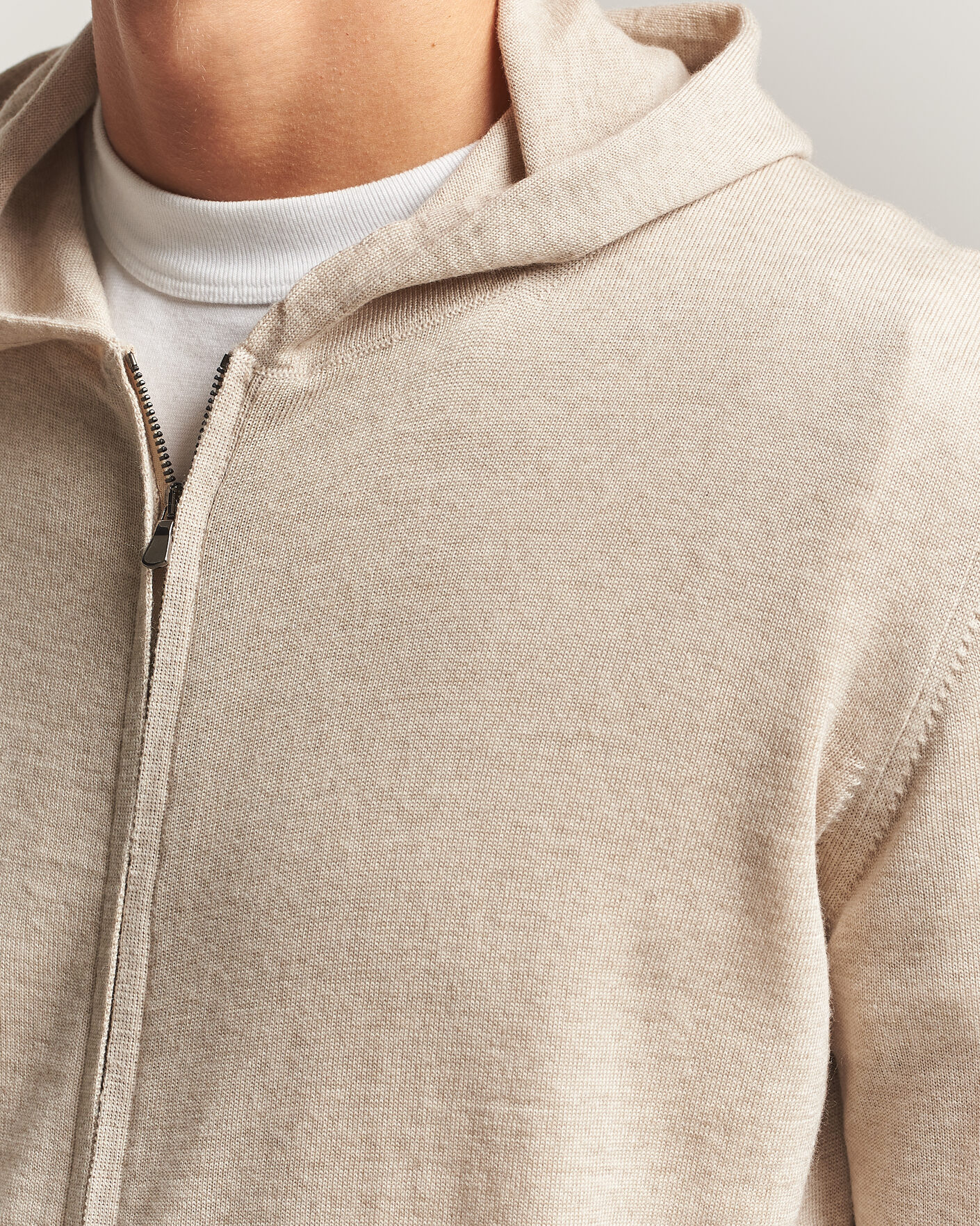 Homme | Pulls Et Tricots | Altea | Merino Wool Cardigan Beige