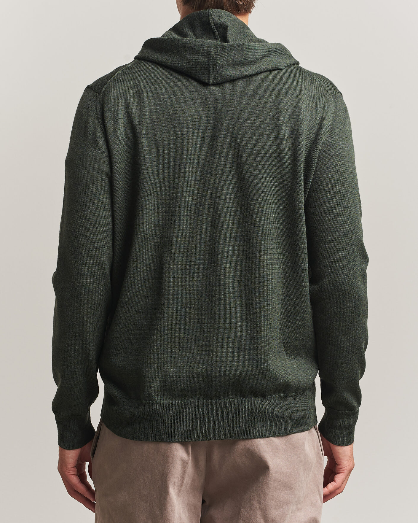 Homme | Pulls Et Tricots | Altea | Merino Wool Cardigan Dark Military