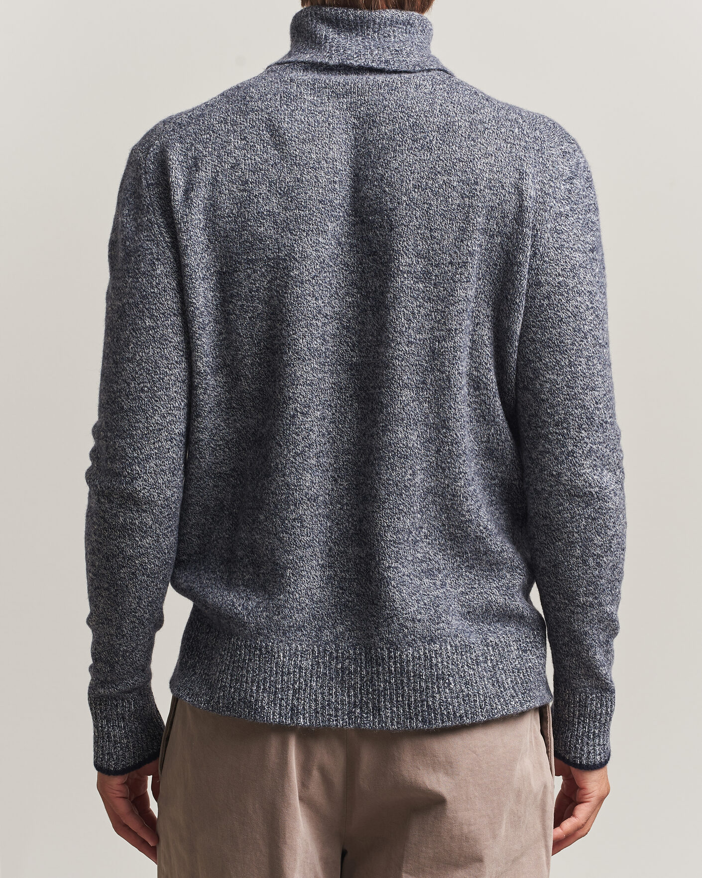 Homme | Pulls Et Tricots | Altea | Cloud Cashmere Blend Rollneck Navy Melange