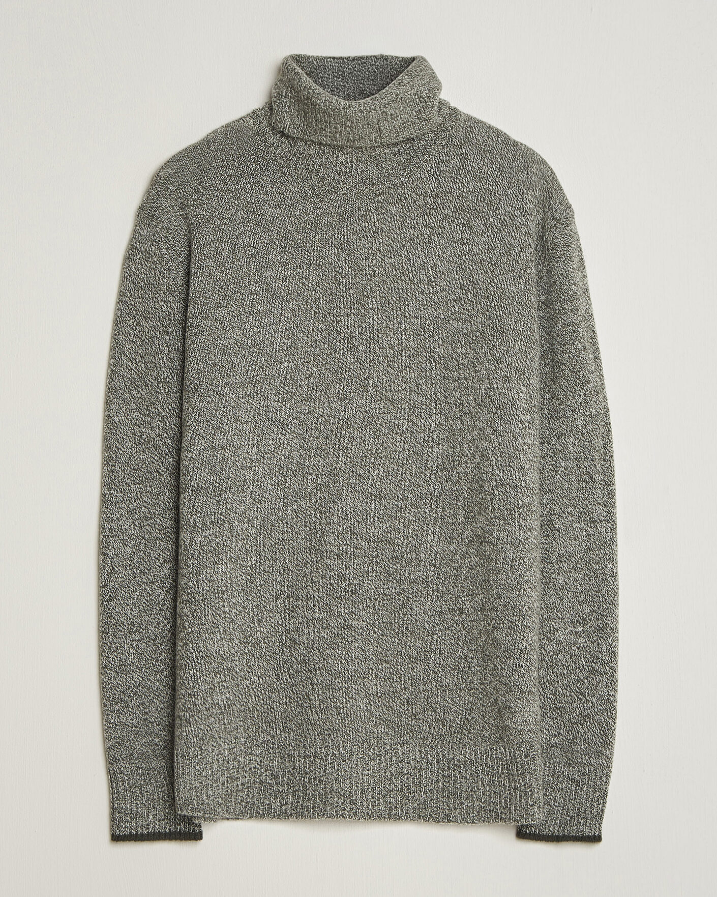 Homme | Pulls Et Tricots | Altea | Cloud Cashmere Blend Rollneck Green Melange