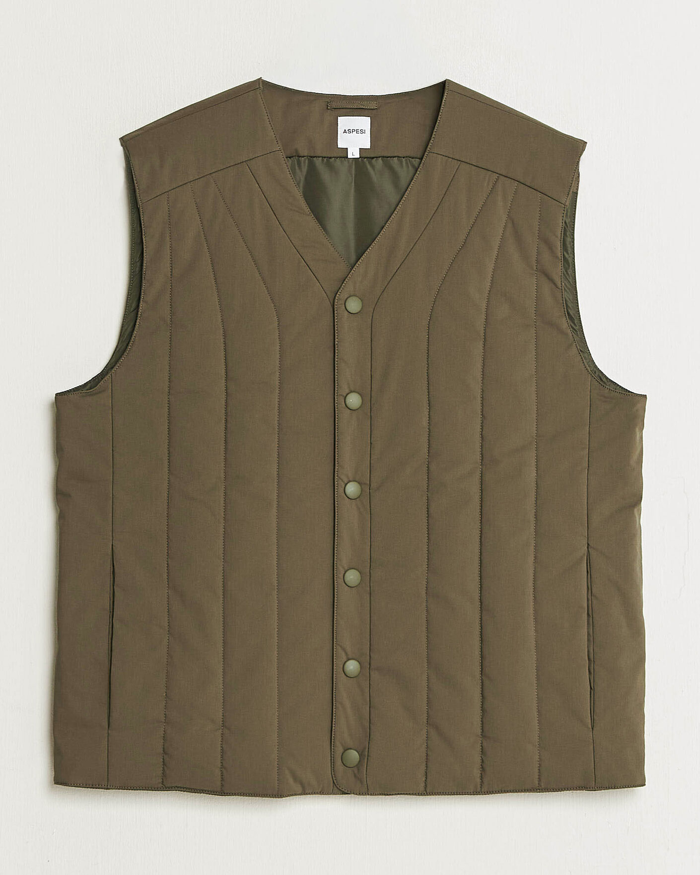Homme | Gilets | Aspesi | Quilted Liner Military