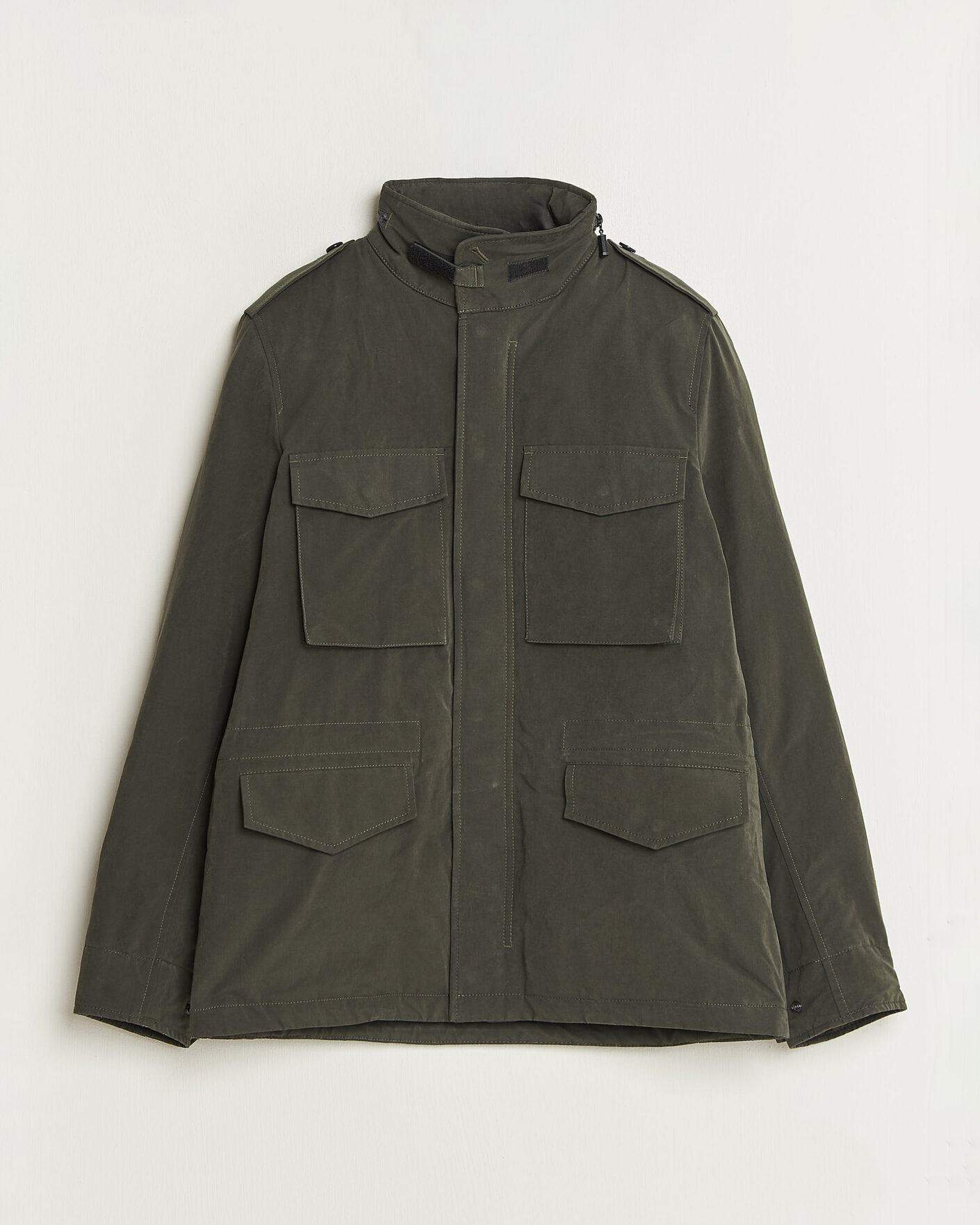 Homme | Manteaux Et Vestes | Aspesi | Lined Cotton Field Jacket Grey
