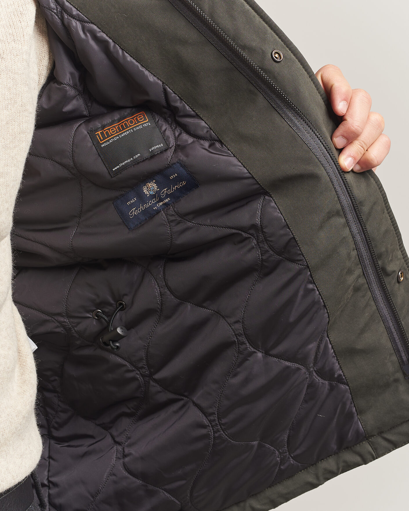 Homme | Manteaux Et Vestes | Aspesi | Lined Cotton Field Jacket Grey