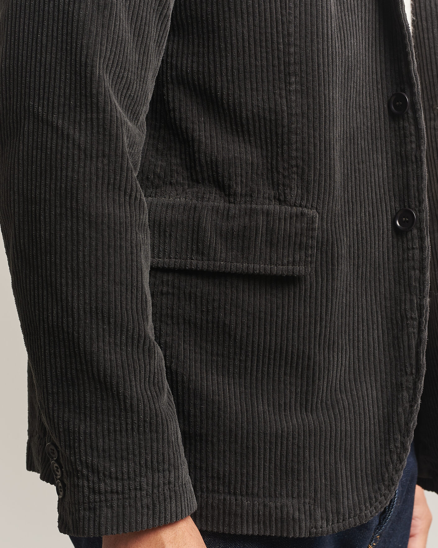 Homme | Blazers | Aspesi | Corduroy Blazer Dark Brown