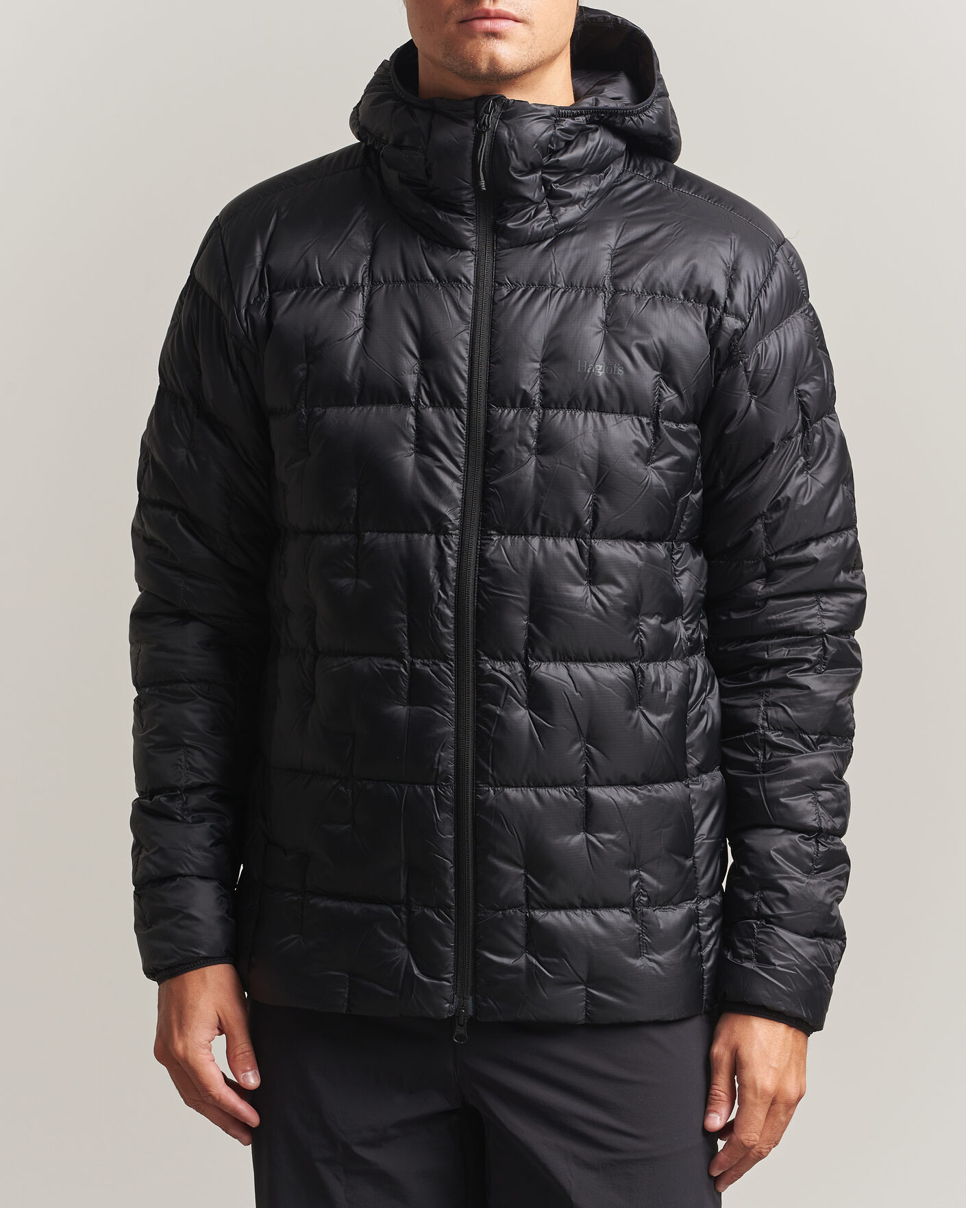 Homme | Manteaux Et Vestes | Haglöfs | Hede Down Hood Jacket True Black