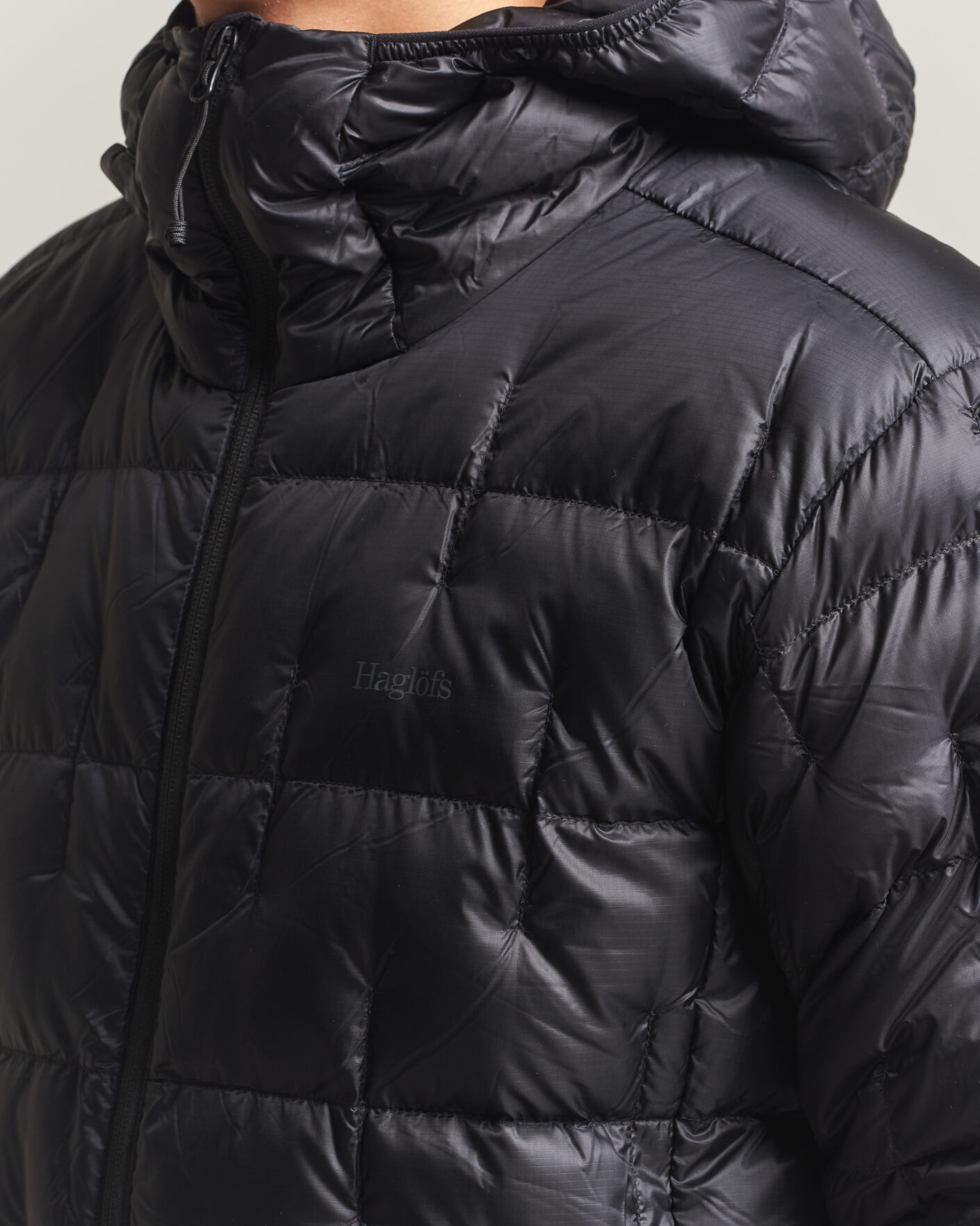 Homme | Manteaux Et Vestes | Haglöfs | Hede Down Hood Jacket True Black