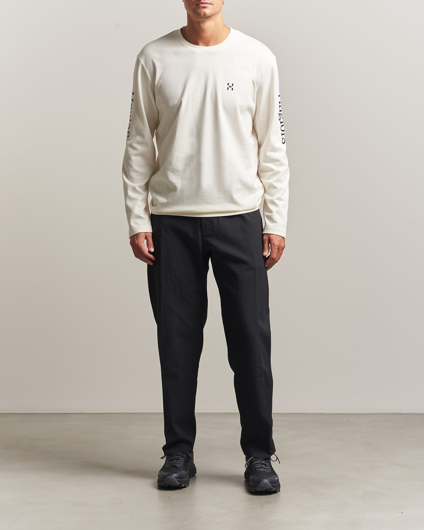 Homme | T-shirts | Haglöfs | Long Sleeve T-Shirt Soft White