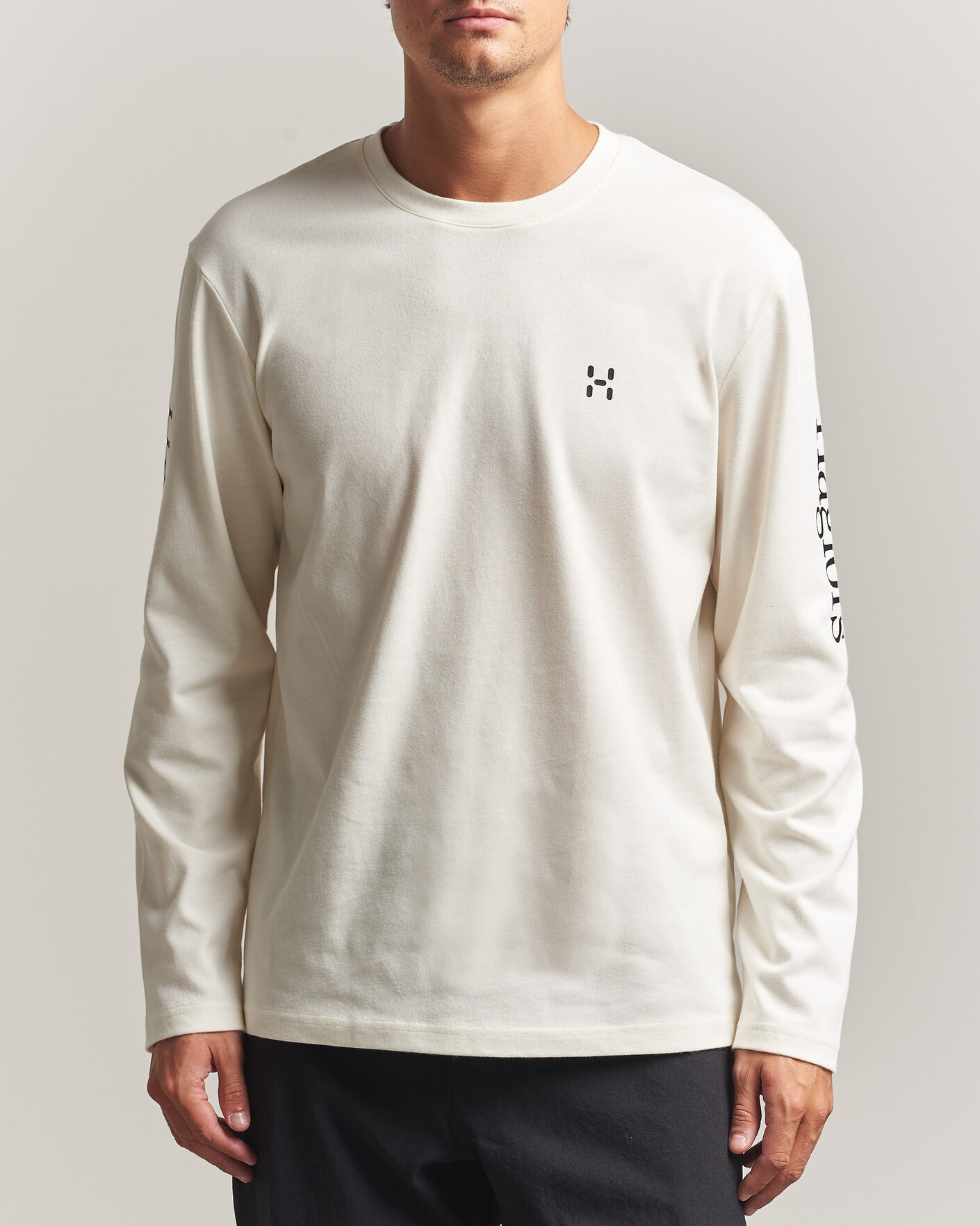 Homme | T-shirts | Haglöfs | Long Sleeve T-Shirt Soft White