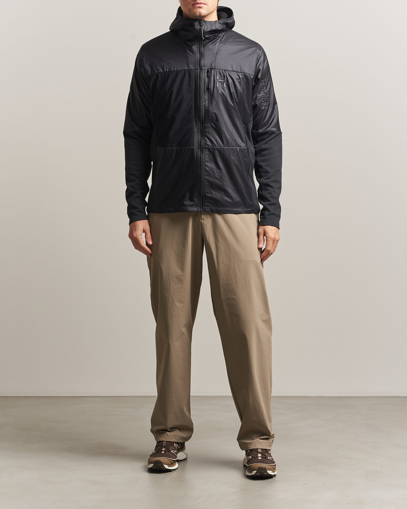 Homme | Manteaux Et Vestes | Haglöfs | Nallo Touring Hybrid Mid Layer Jacket True Black
