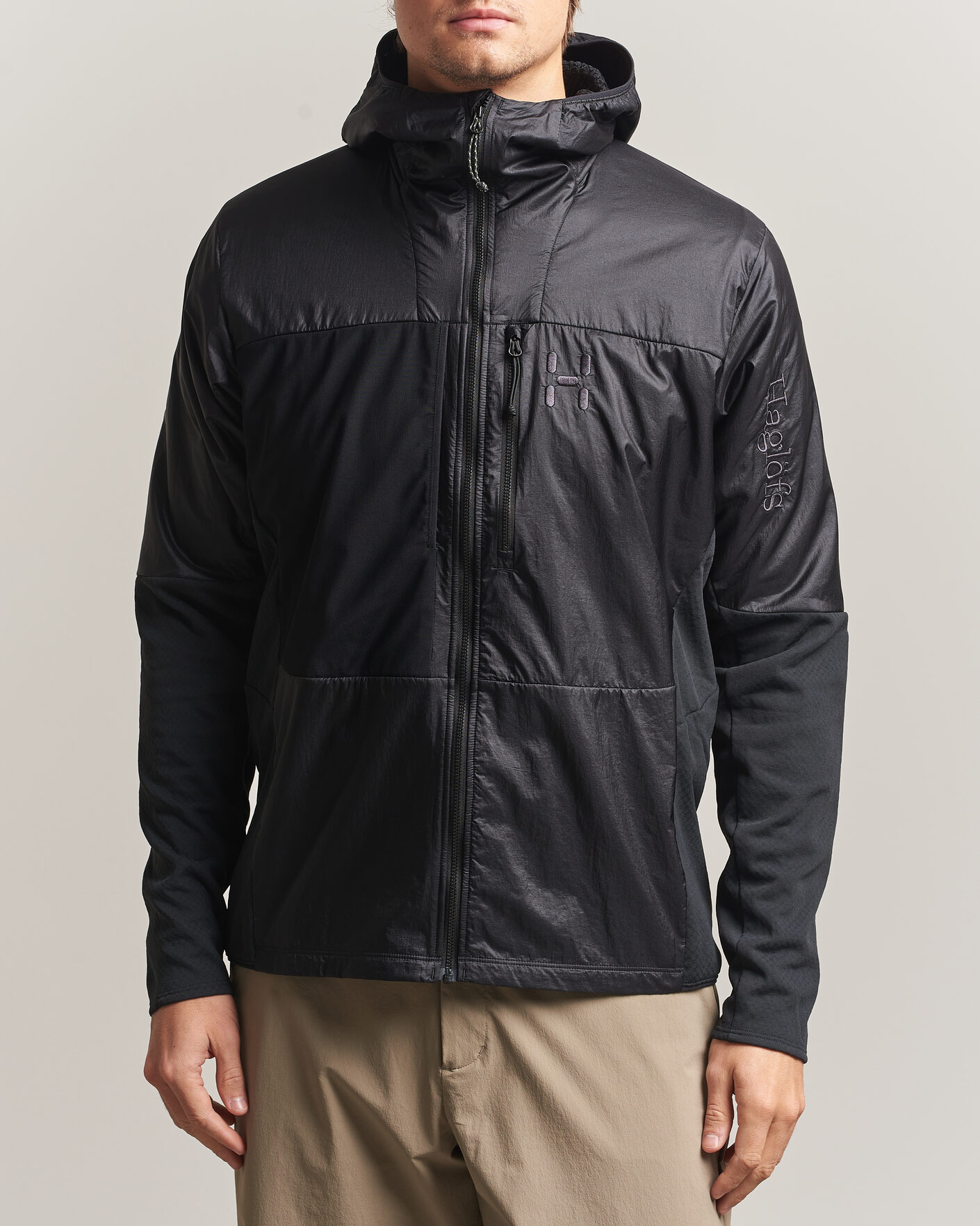 Homme | Manteaux Et Vestes | Haglöfs | Nallo Touring Hybrid Mid Layer Jacket True Black