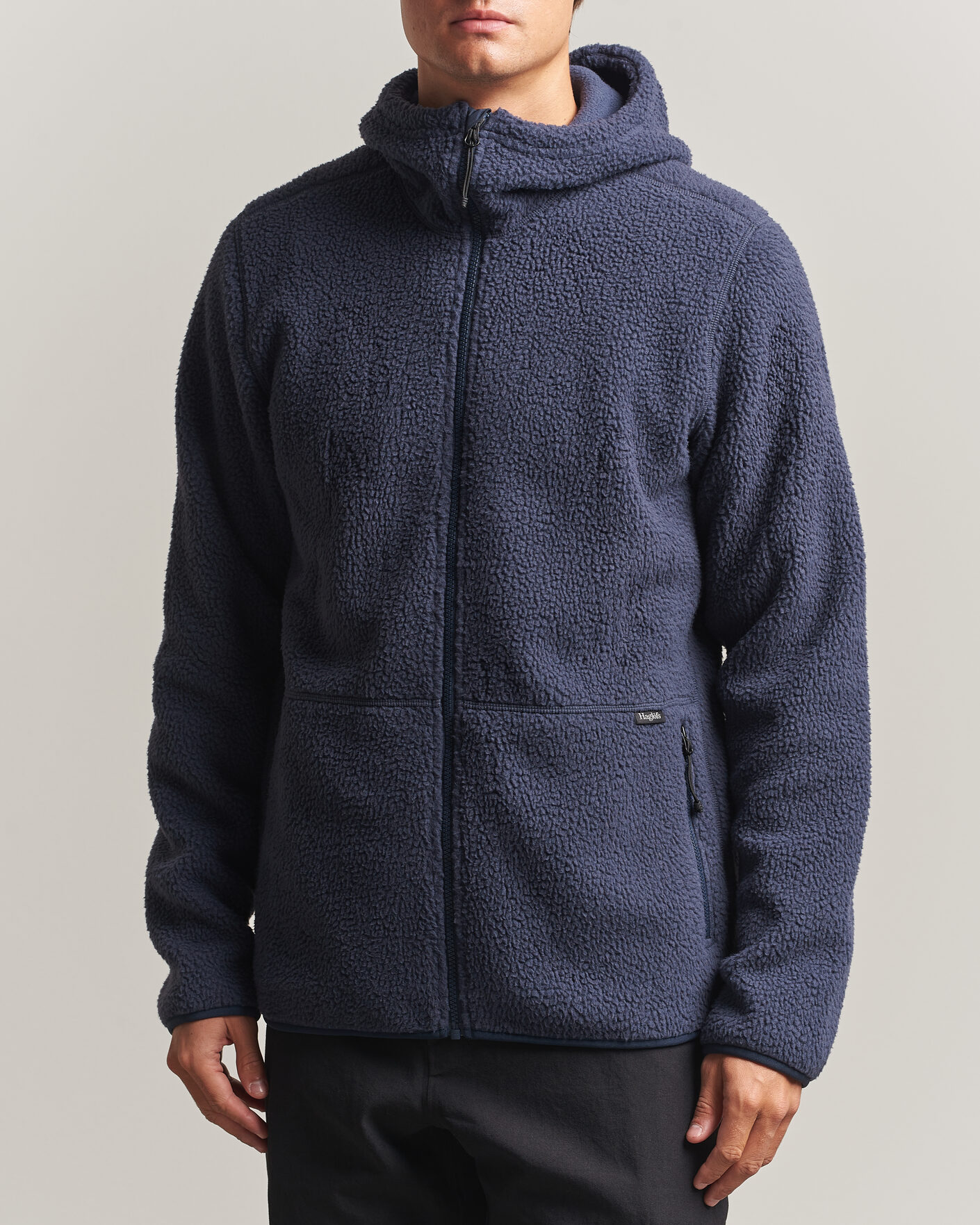 Homme | Pulls Et Tricots | Haglöfs | Funäs Pile Hood Tarn Blue