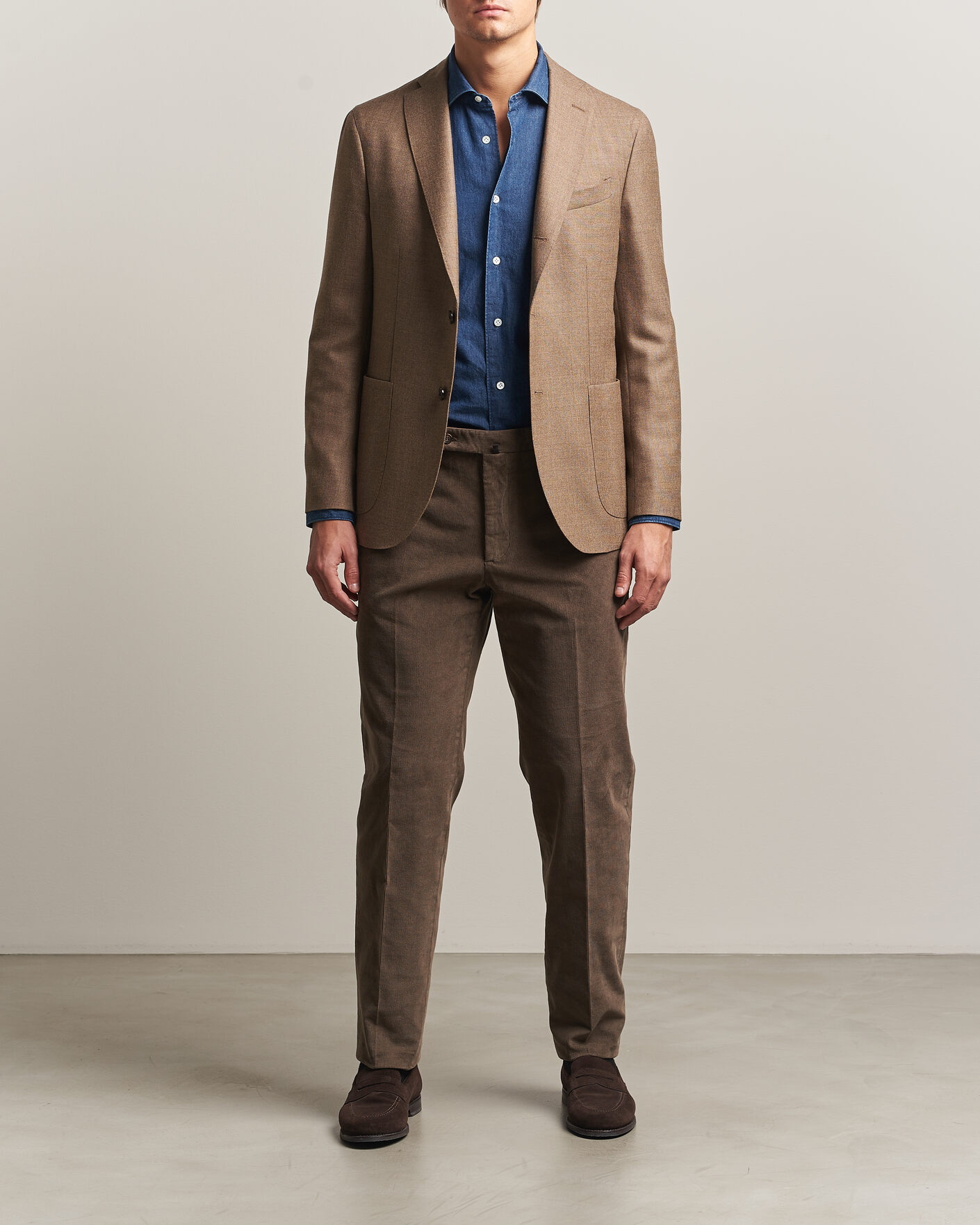 Homme | Blazers | Boglioli | K Jacket Wool Hopsack Blazer Beige