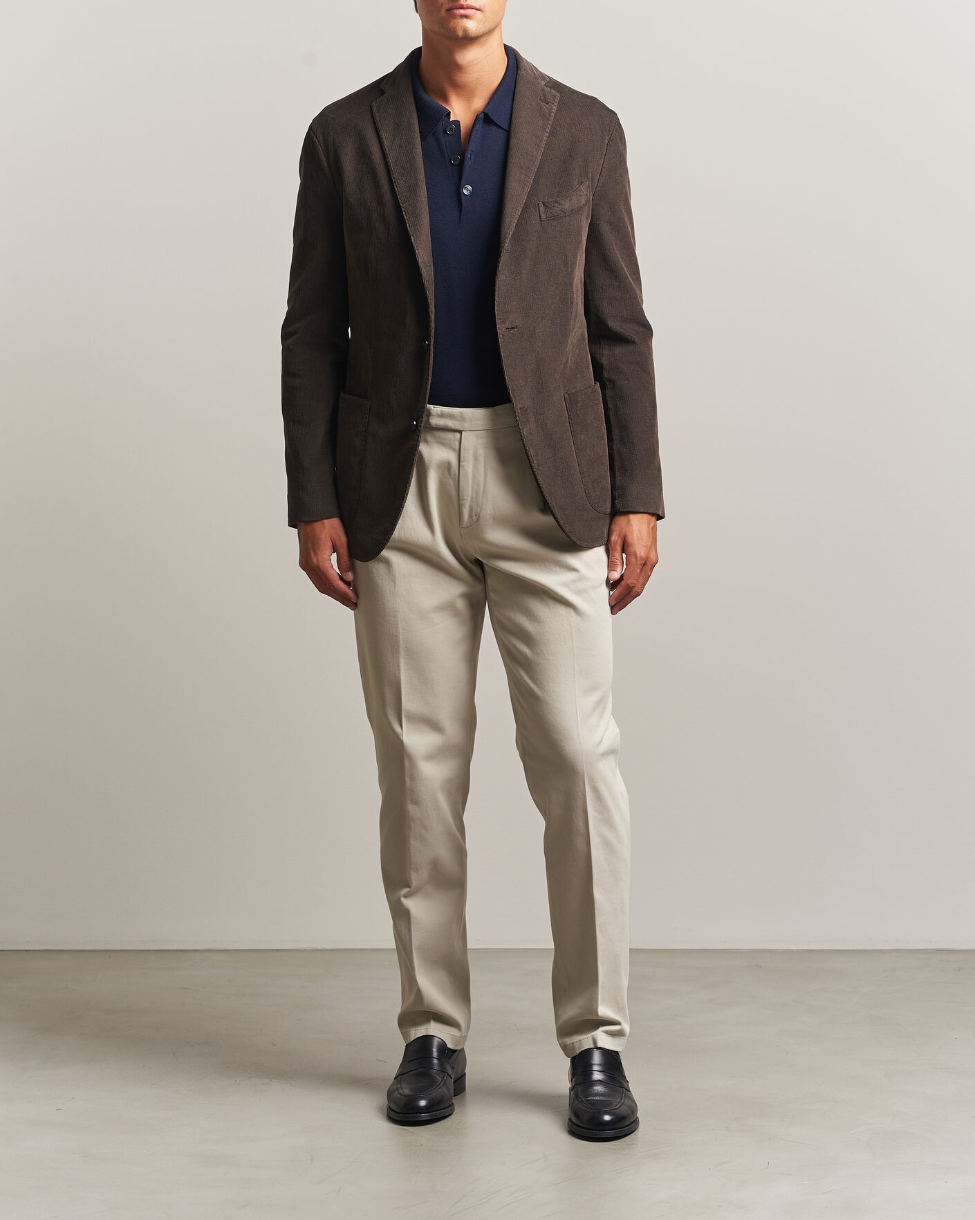 Homme | Blazers | Boglioli | K Jacket Corduroy Blazer Dark Brown