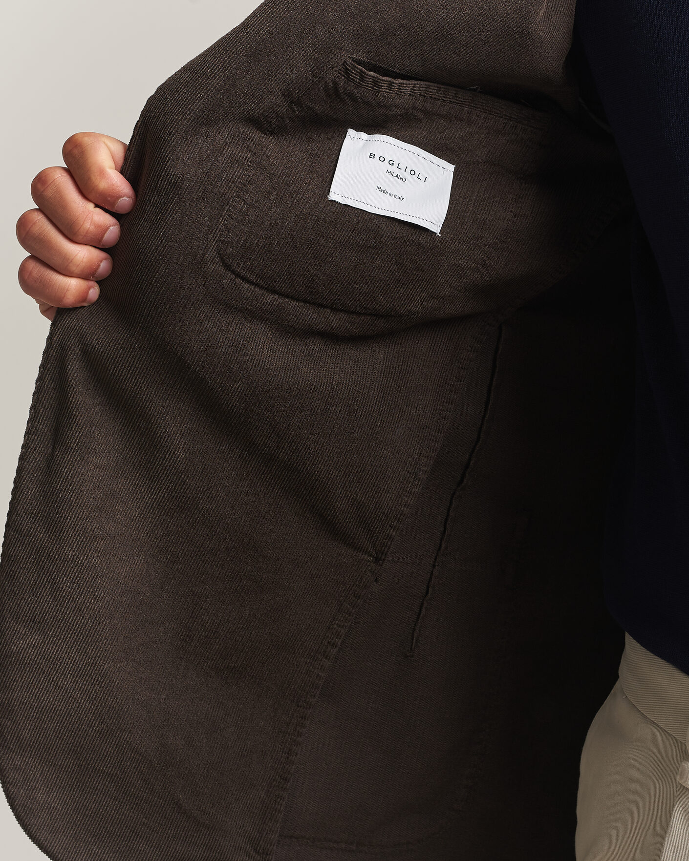 Homme | Blazers | Boglioli | K Jacket Corduroy Blazer Dark Brown