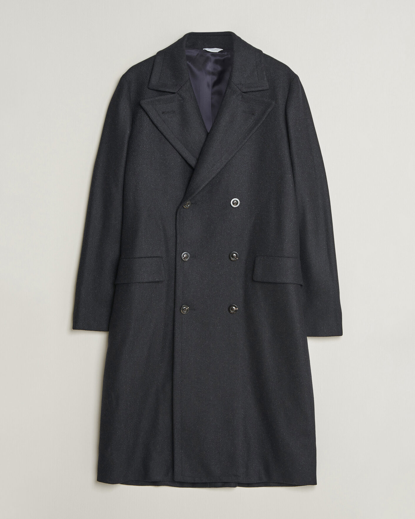 Homme | Manteaux Et Vestes | Boglioli | Double Breasted Wool Coat Navy
