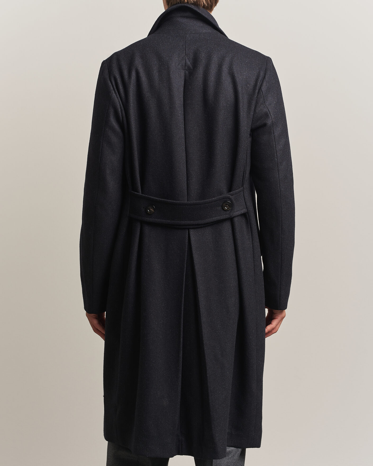 Homme | Manteaux Et Vestes | Boglioli | Double Breasted Wool Coat Navy