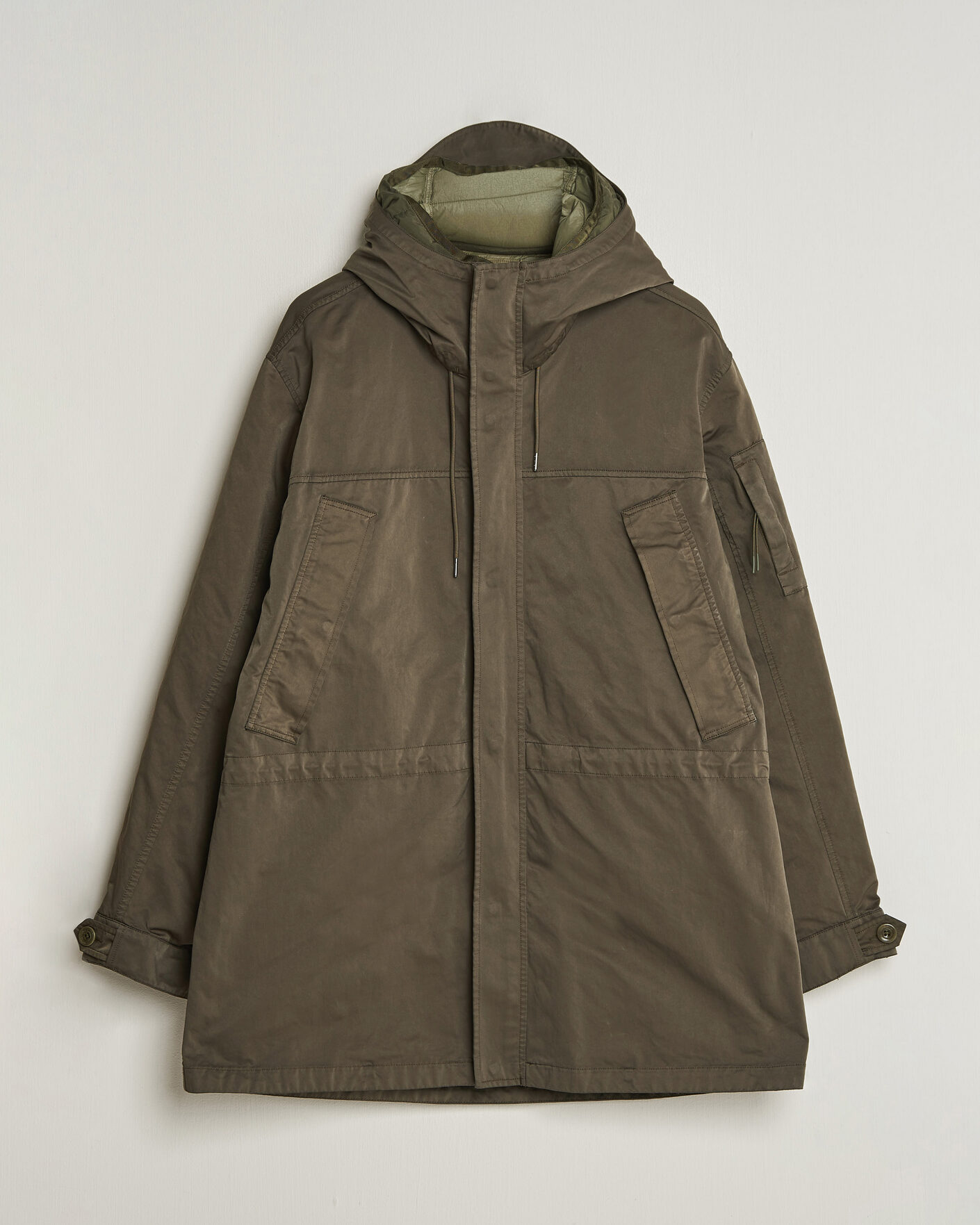 Homme | Manteaux Et Vestes | C.P. Company | Micro Kei 2 in 1 Nylon Parka Olive