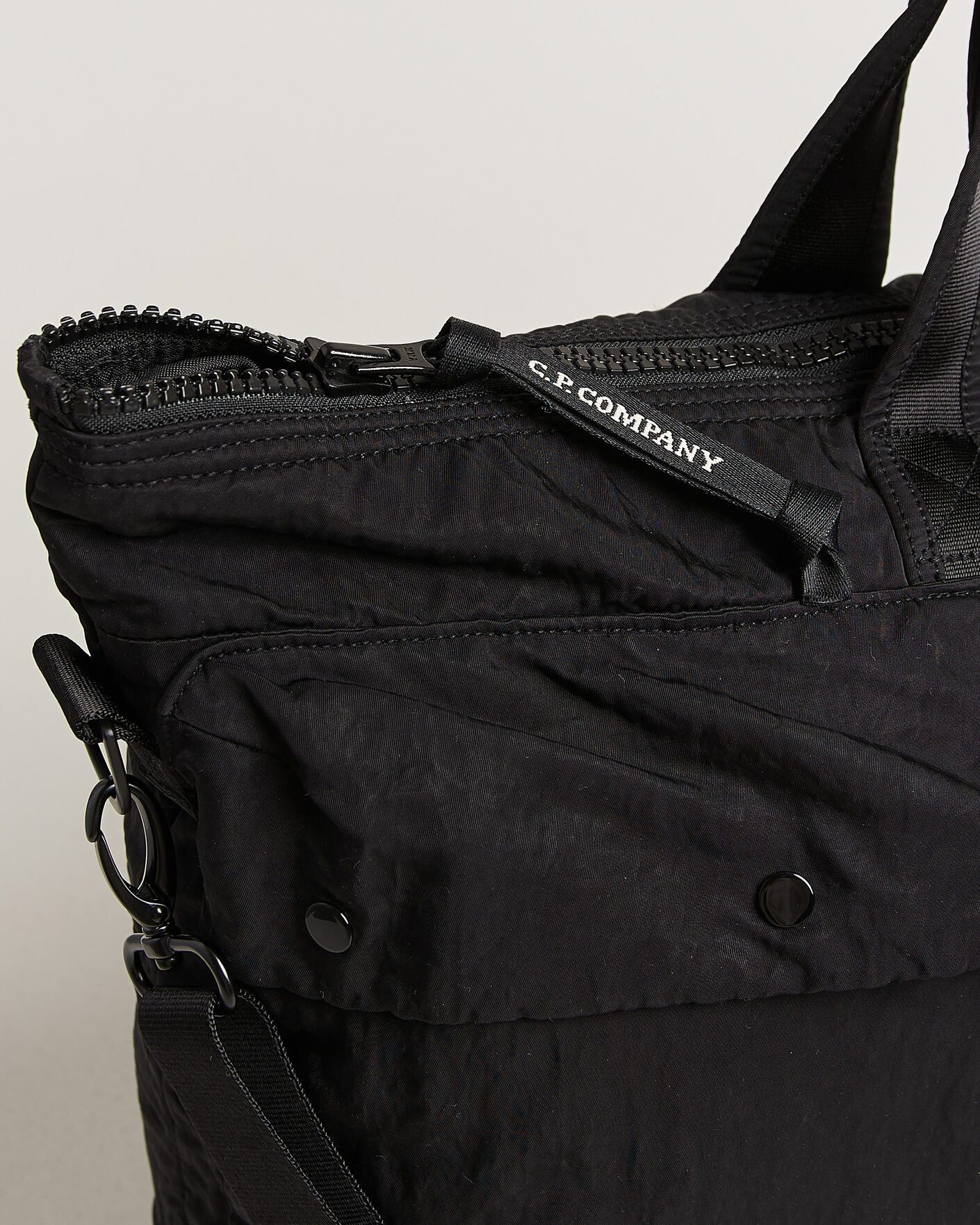 Homme | Sacs | C.P. Company | Nylon B Zip Tote Bag Black