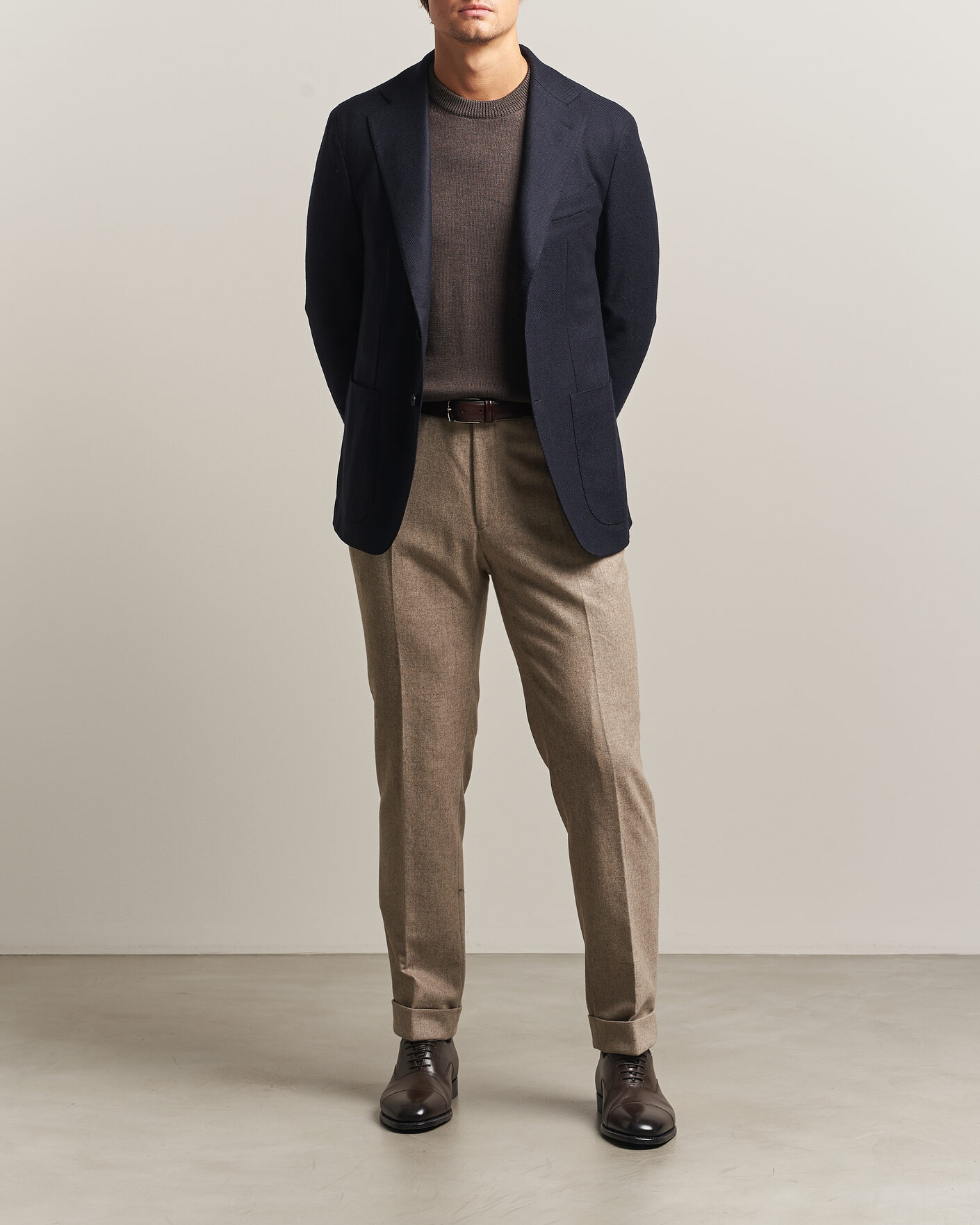 Homme | Blazers | Caruso | Aida Wool/Cashmere Blazer Navy