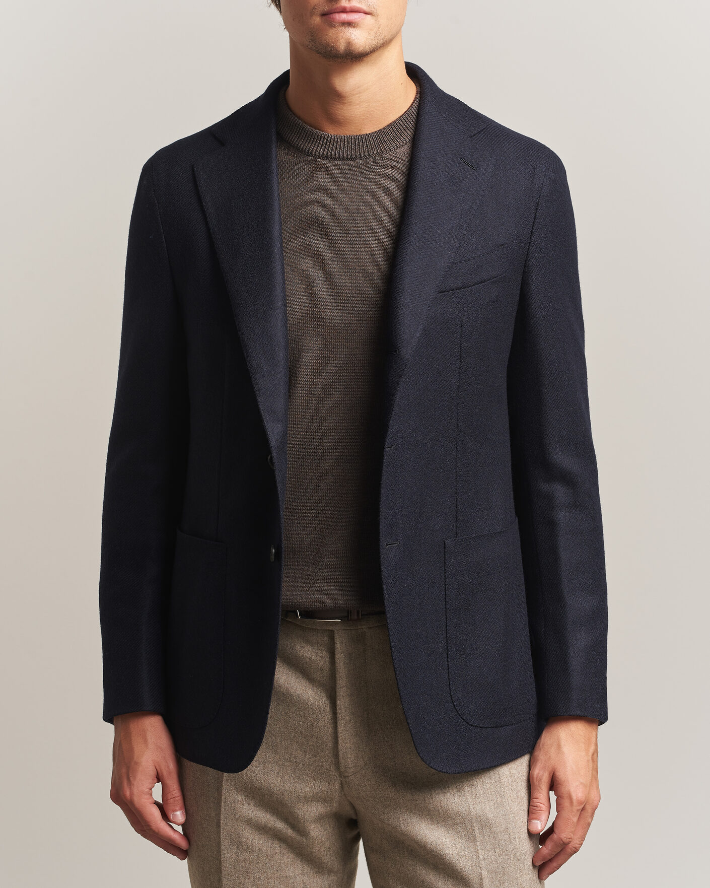 Homme | Blazers | Caruso | Aida Wool/Cashmere Blazer Navy