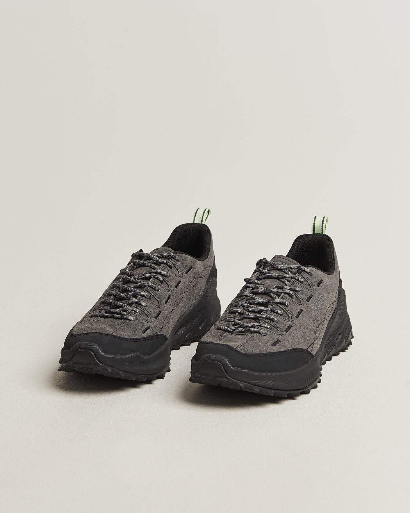Homme | Chaussures de trail | KEEN | Jasper Zionic Leather Sneaker Steel Grey