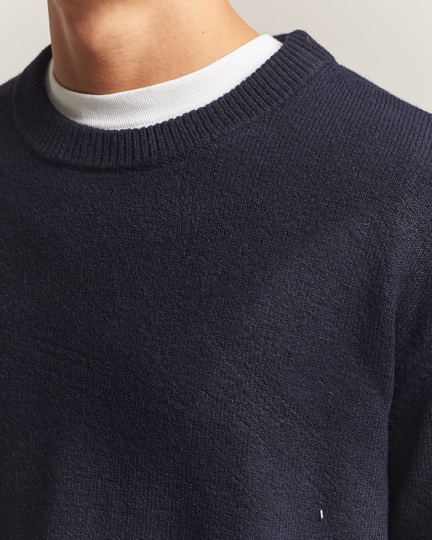 Homme | Pulls Et Tricots | KnowledgeCotton Apparel | Knitted Crewneck Night Sky