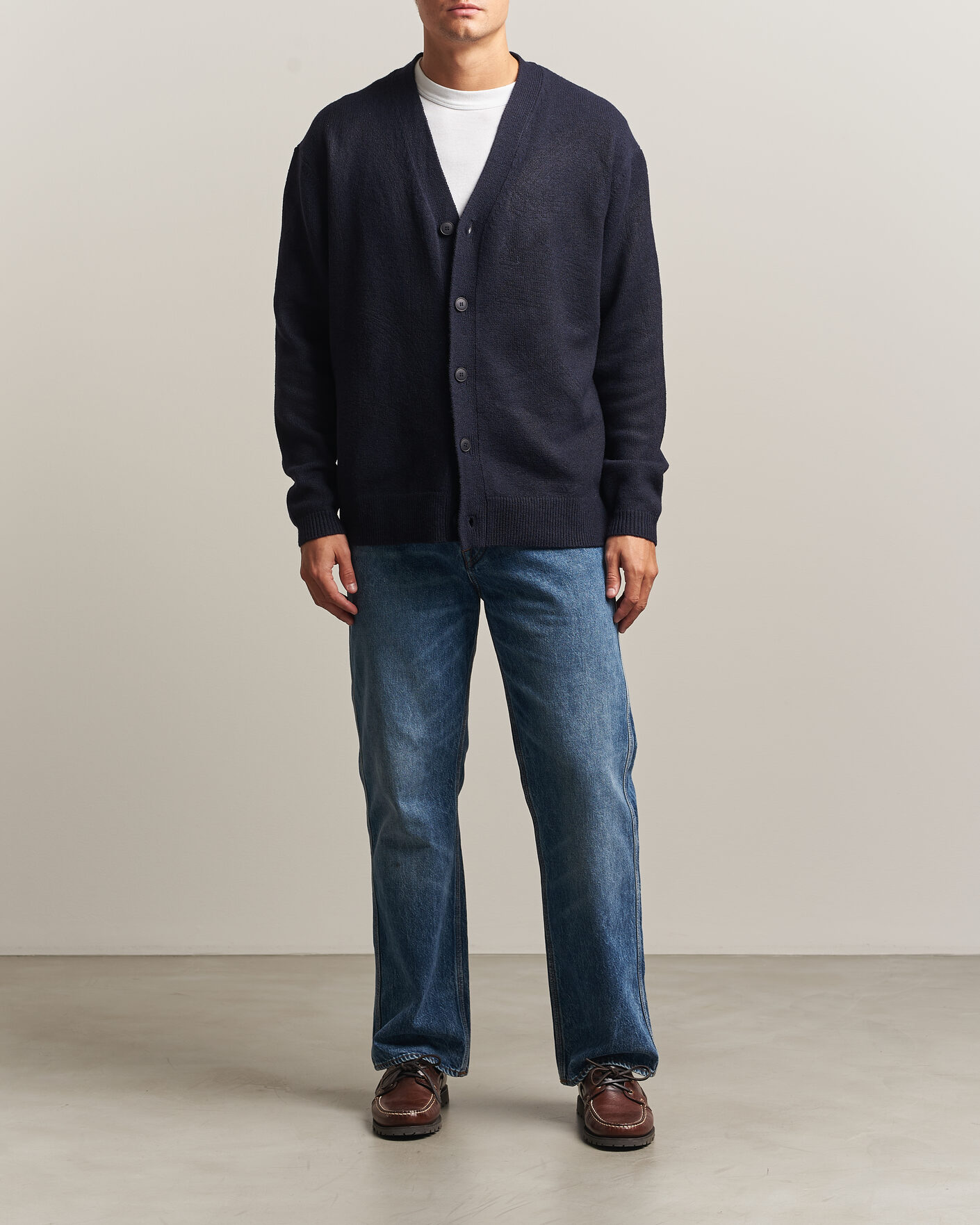 Homme | Pulls Et Tricots | KnowledgeCotton Apparel | Knitted Cardigan Night Sky