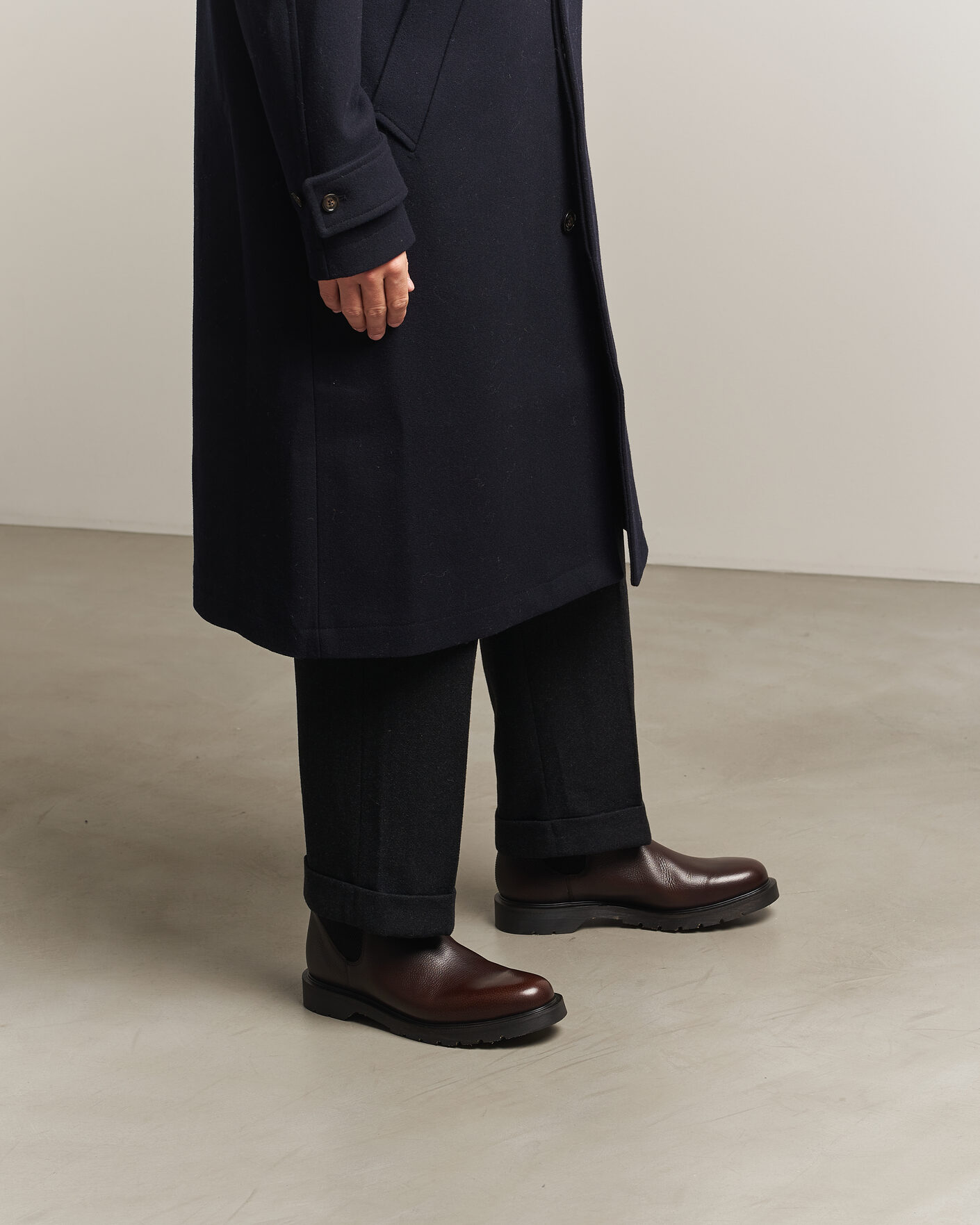 Homme | Bottes | Loake 1880 | Mccauley Heat Sealed Chelsea Dark Brown