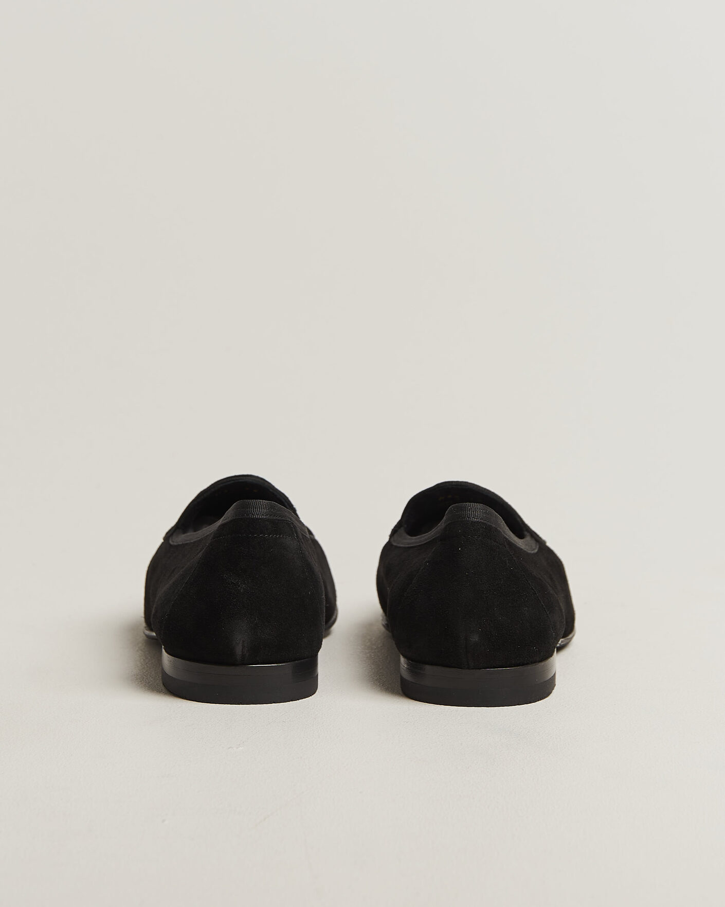 Homme | Loafers | Loake 1880 | Belgrave Black Suede Belgian Loafer Black