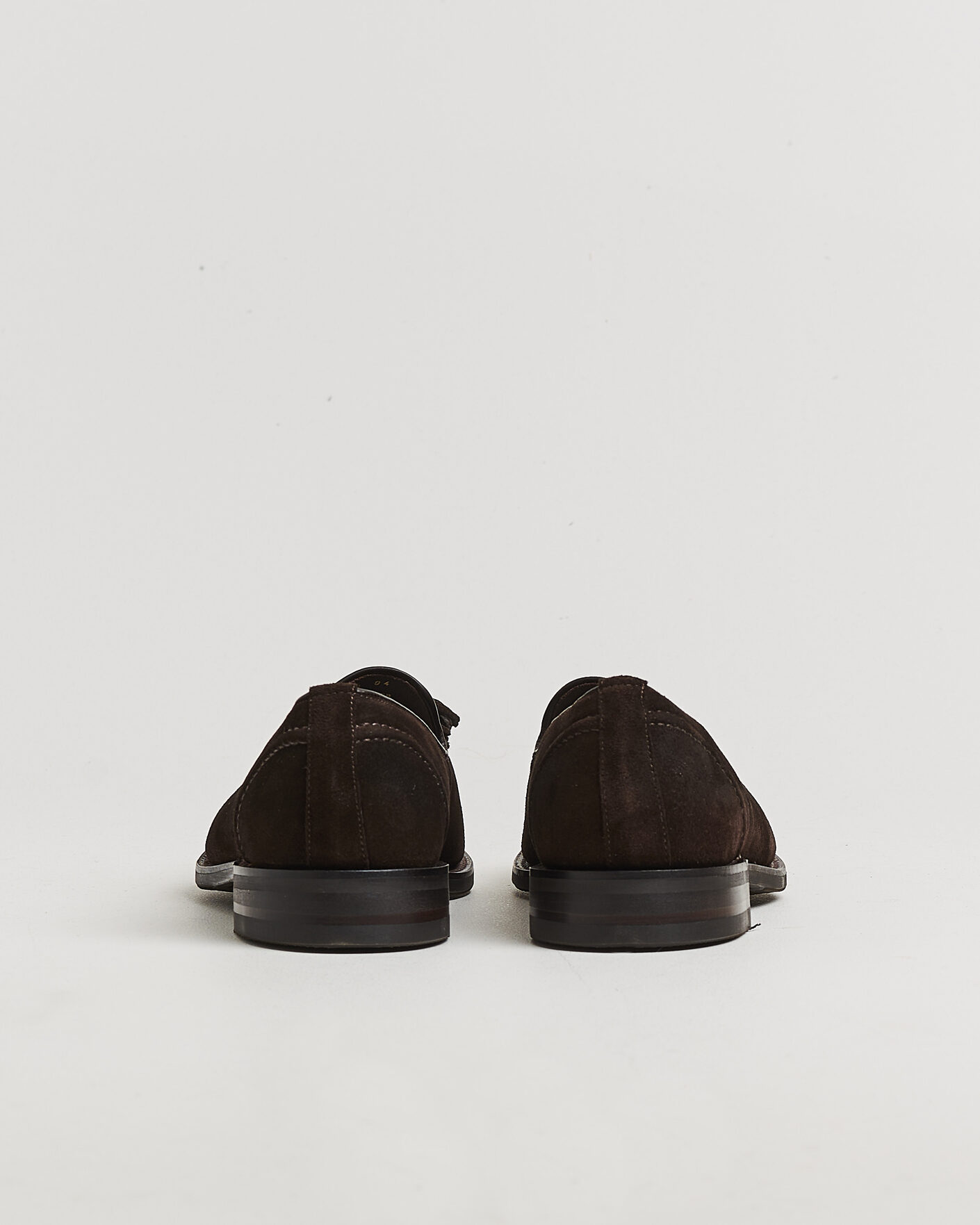 Homme | Loafers | Loake 1880 | Brunel Suede Tassel Loafer Dark Brown