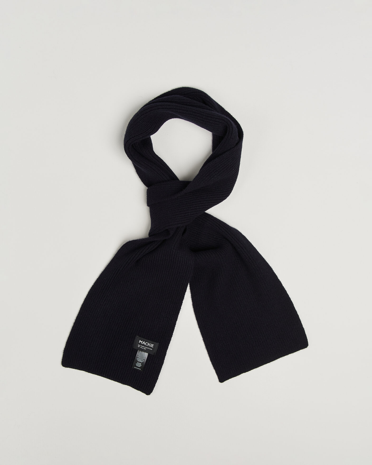 Homme | Écharpes | Robert Mackie | Clyde Lambswool Scarf Navy