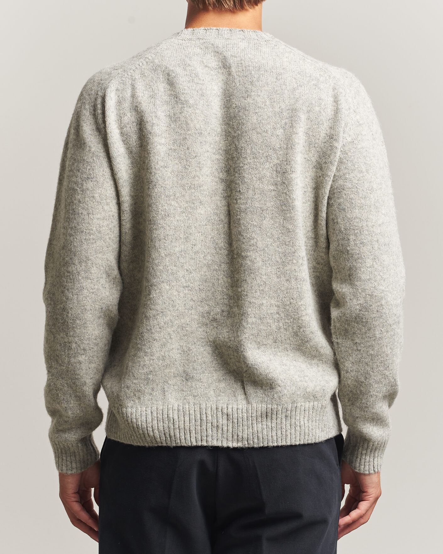 Homme | Pulls Et Tricots | Morgano | Brushed Wool Crewneck Grey