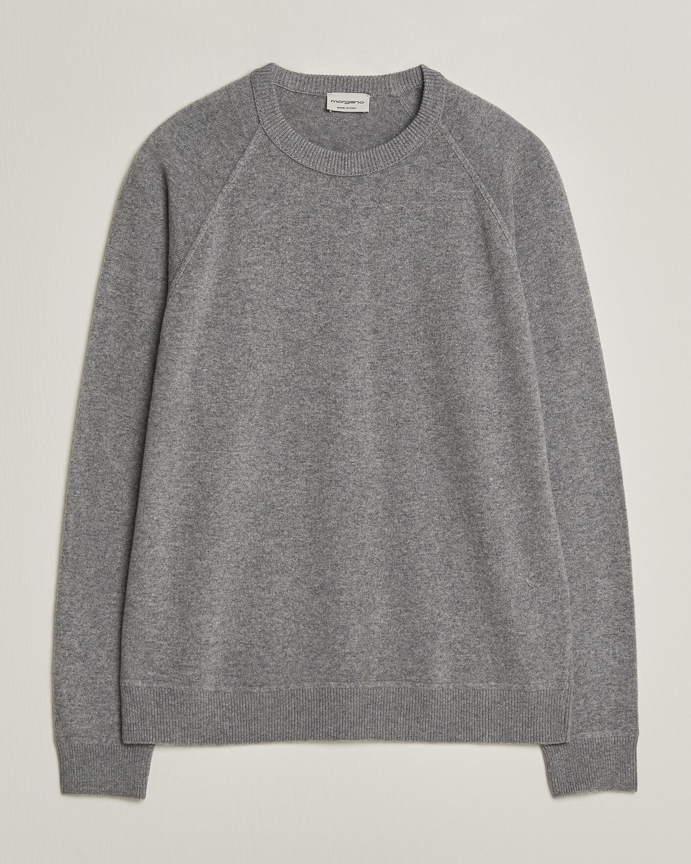 Homme | Pulls Et Tricots | Morgano | Wool/Cashmere Raglan Crew Grey