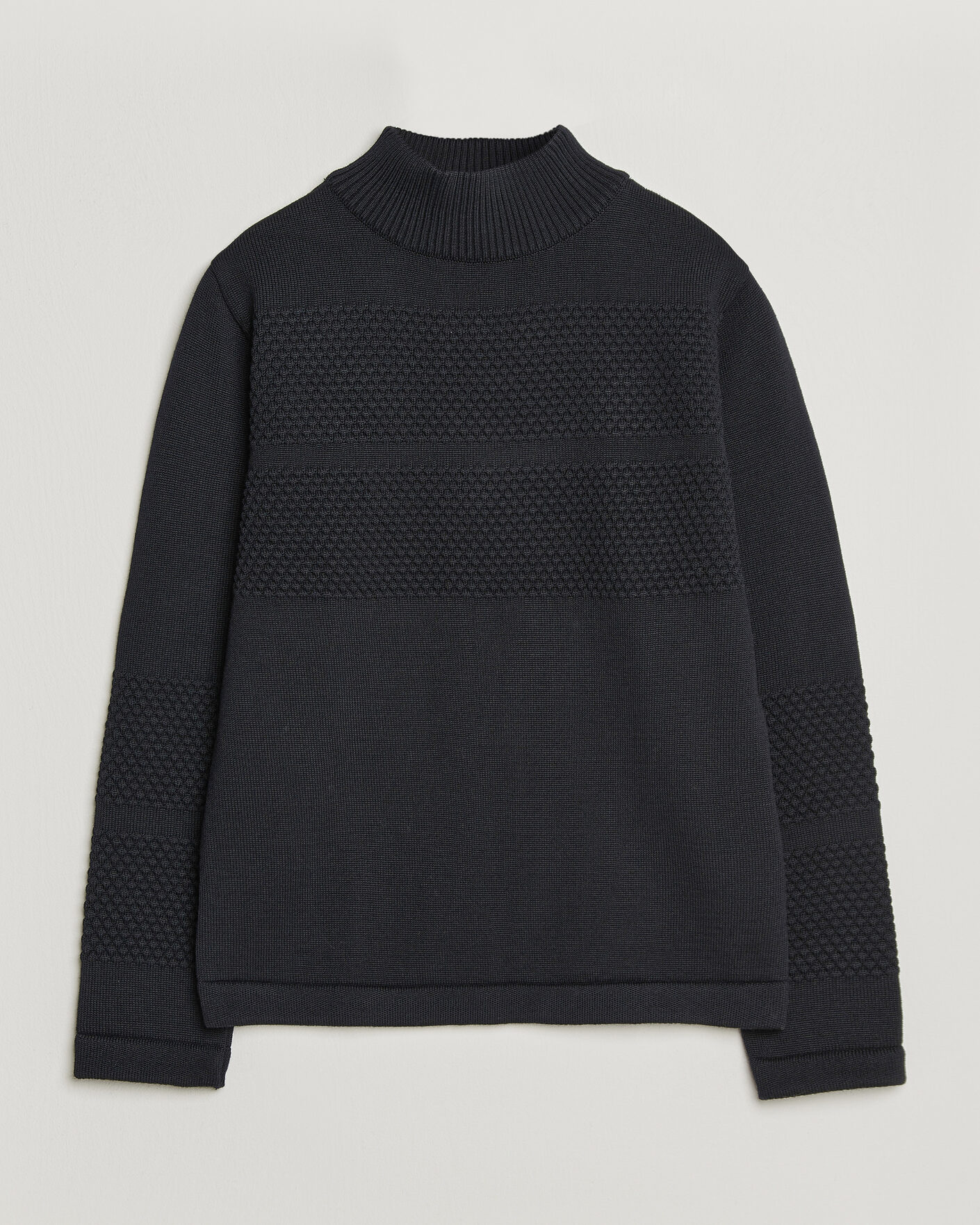 Homme | Pulls Et Tricots | S.N.S. Herning | Fisherman High Neck Navy Blue