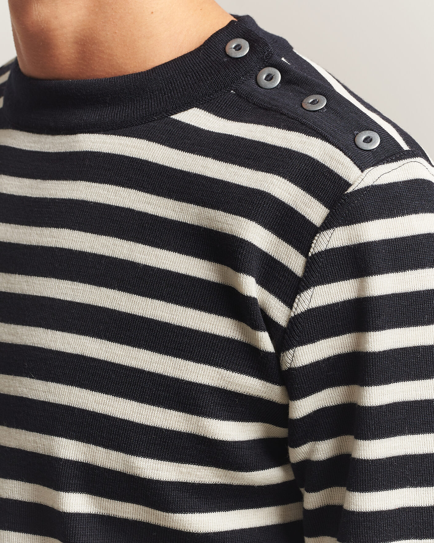 Homme | Pulls Et Tricots | S.N.S. Herning | Naval Crew Neck Navy/White