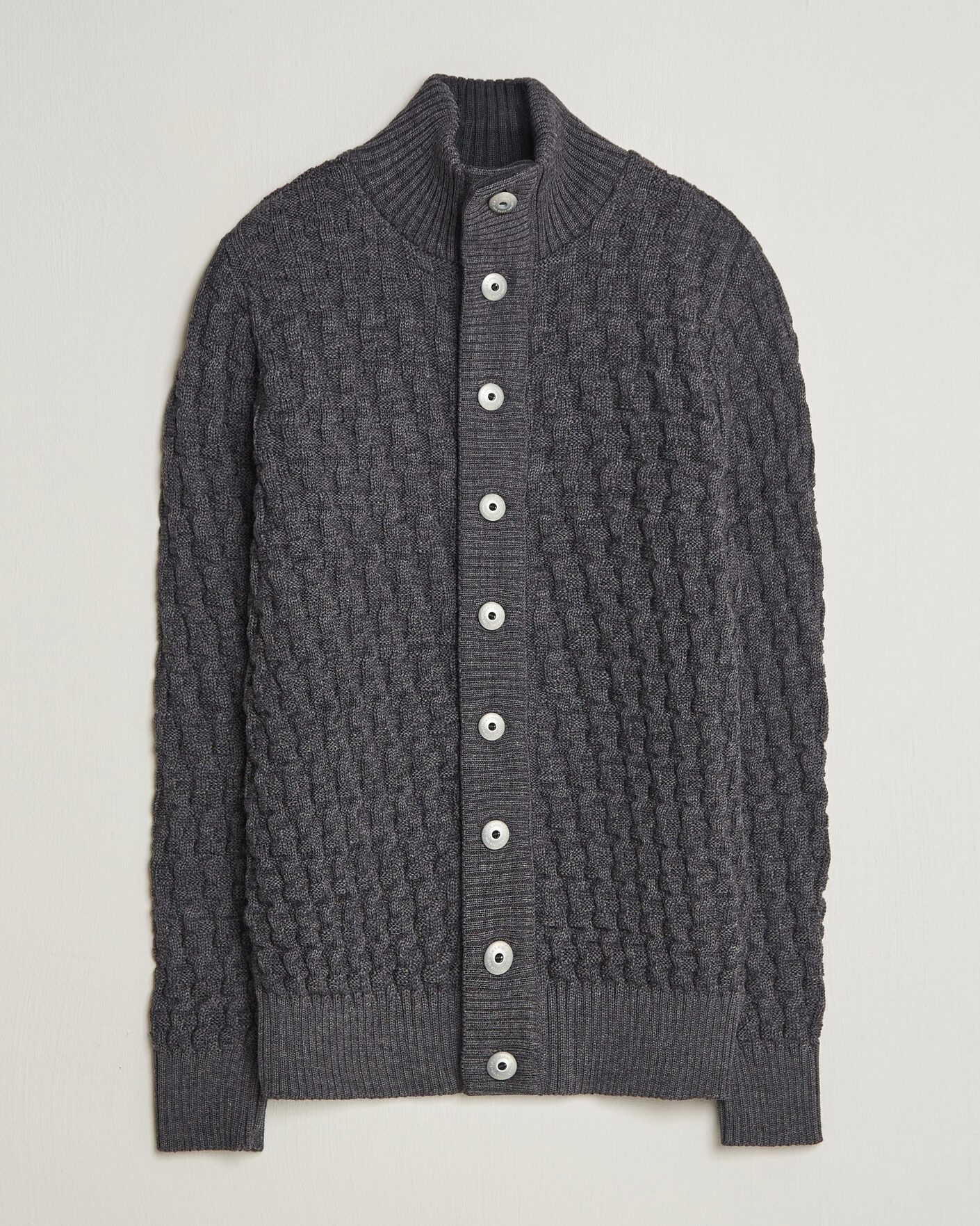 Homme | Pulls Et Tricots | S.N.S. Herning | Stark Cardigan Gneiss Grey