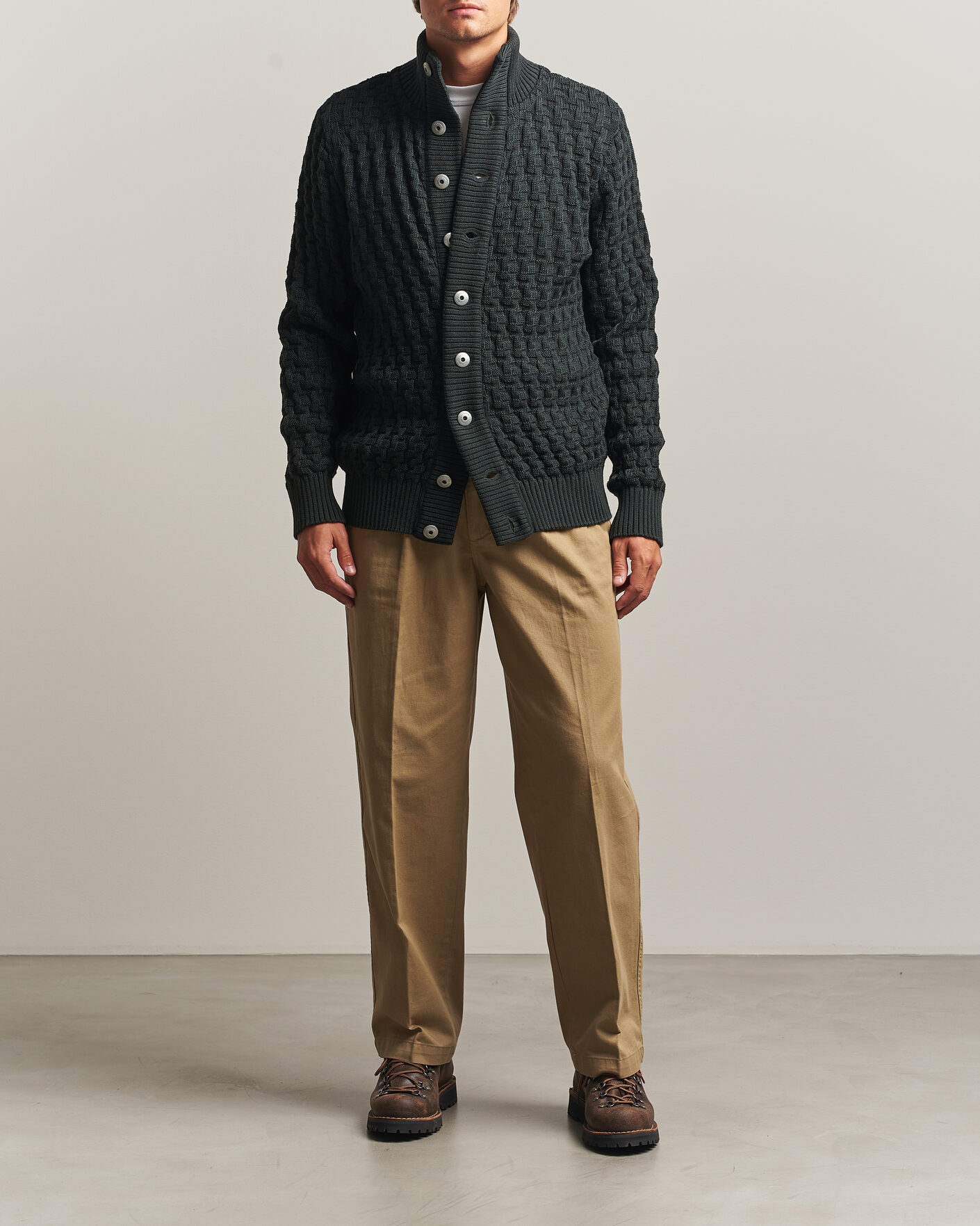 Homme | Pulls Et Tricots | S.N.S. Herning | Stark Cardigan Terrain Green