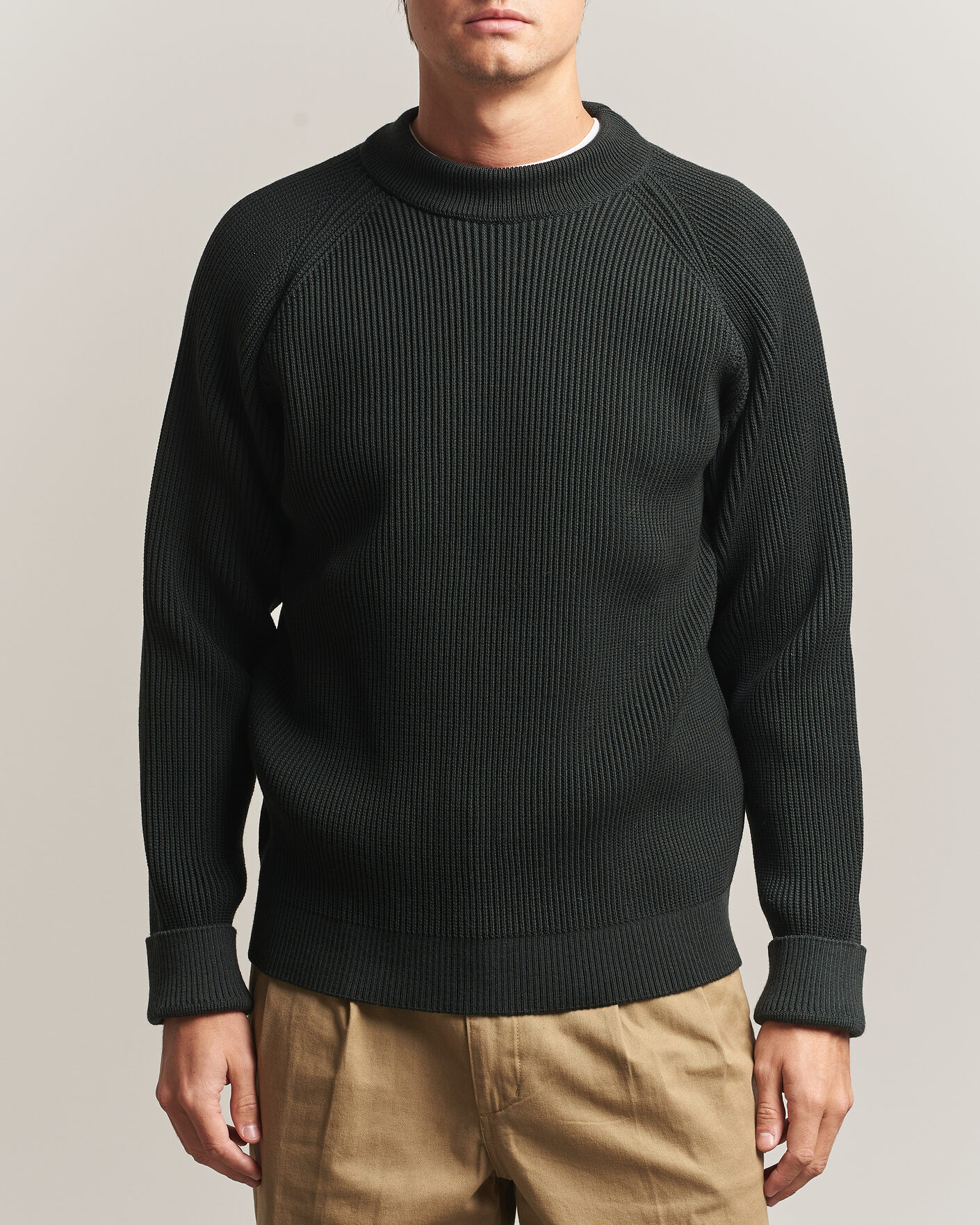 Homme | Pulls Et Tricots | S.N.S. Herning | Render Mock Neck Terrain Green