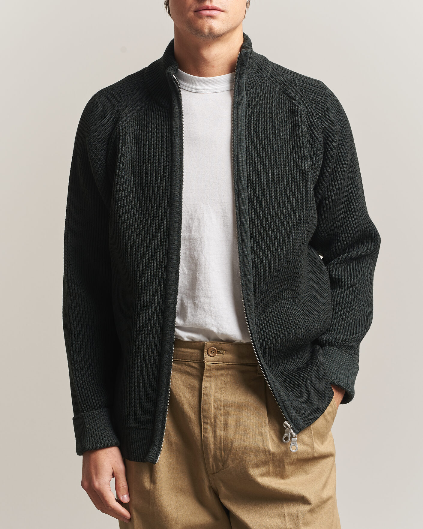 Homme | Pulls Et Tricots | S.N.S. Herning | Render Full Zip Terrain Green