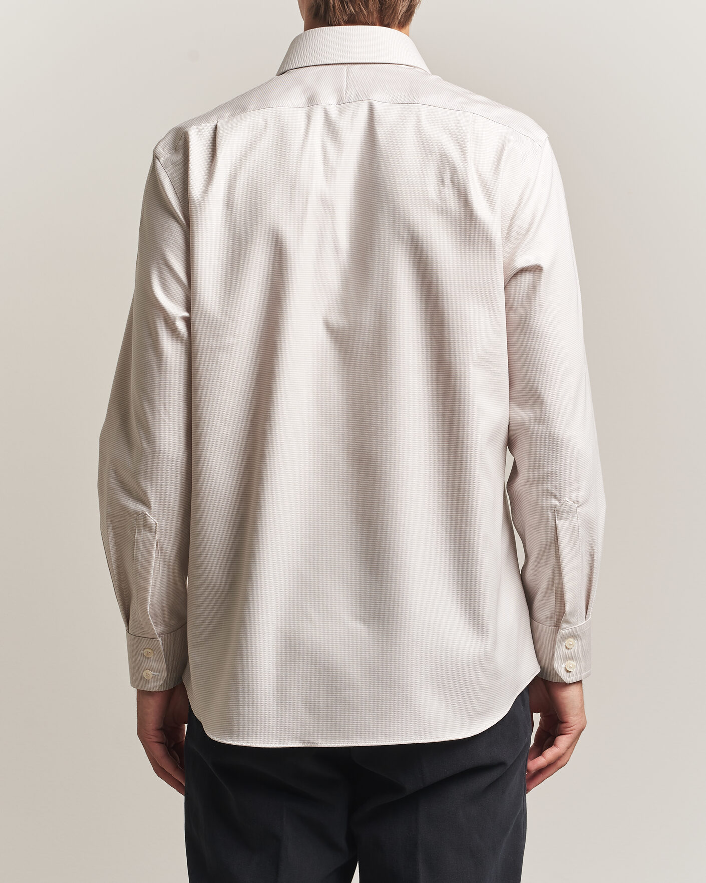 Homme | Chemises | Charles Tyrwhitt | Slim Fit Non Iron Trafalgar Weave Shirt Stone
