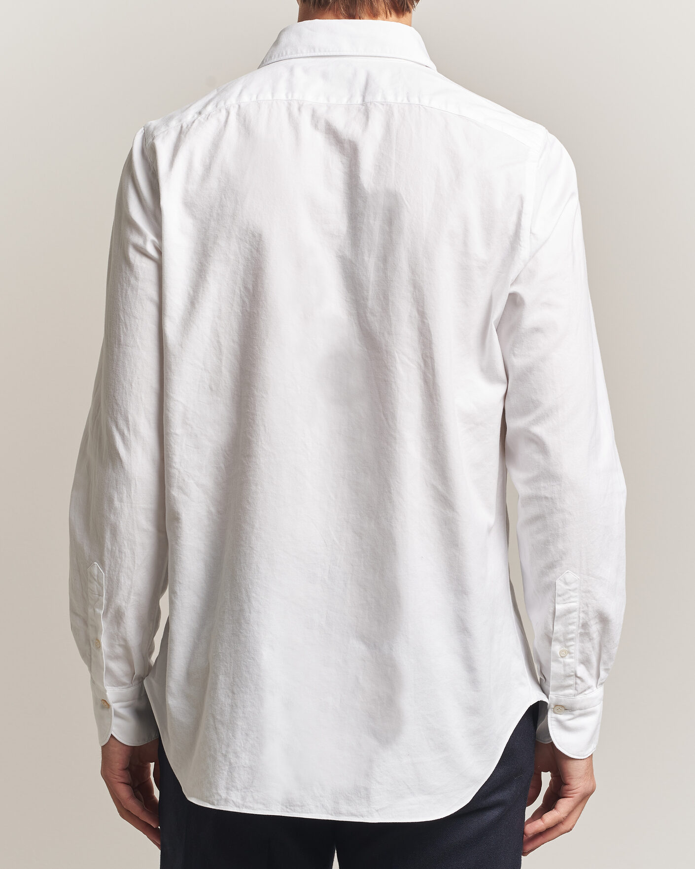 Homme | Chemises | Finamore Napoli | Gaeta Flannel Sport Shirt White