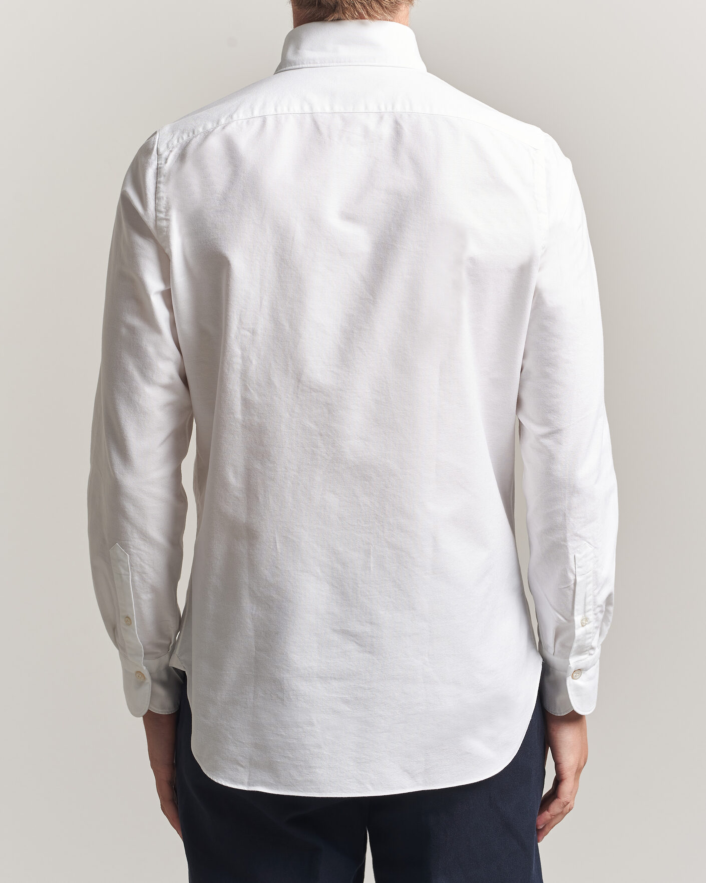 Homme | Chemises | Finamore Napoli | Gaeta Oxford Button Down Shirt White