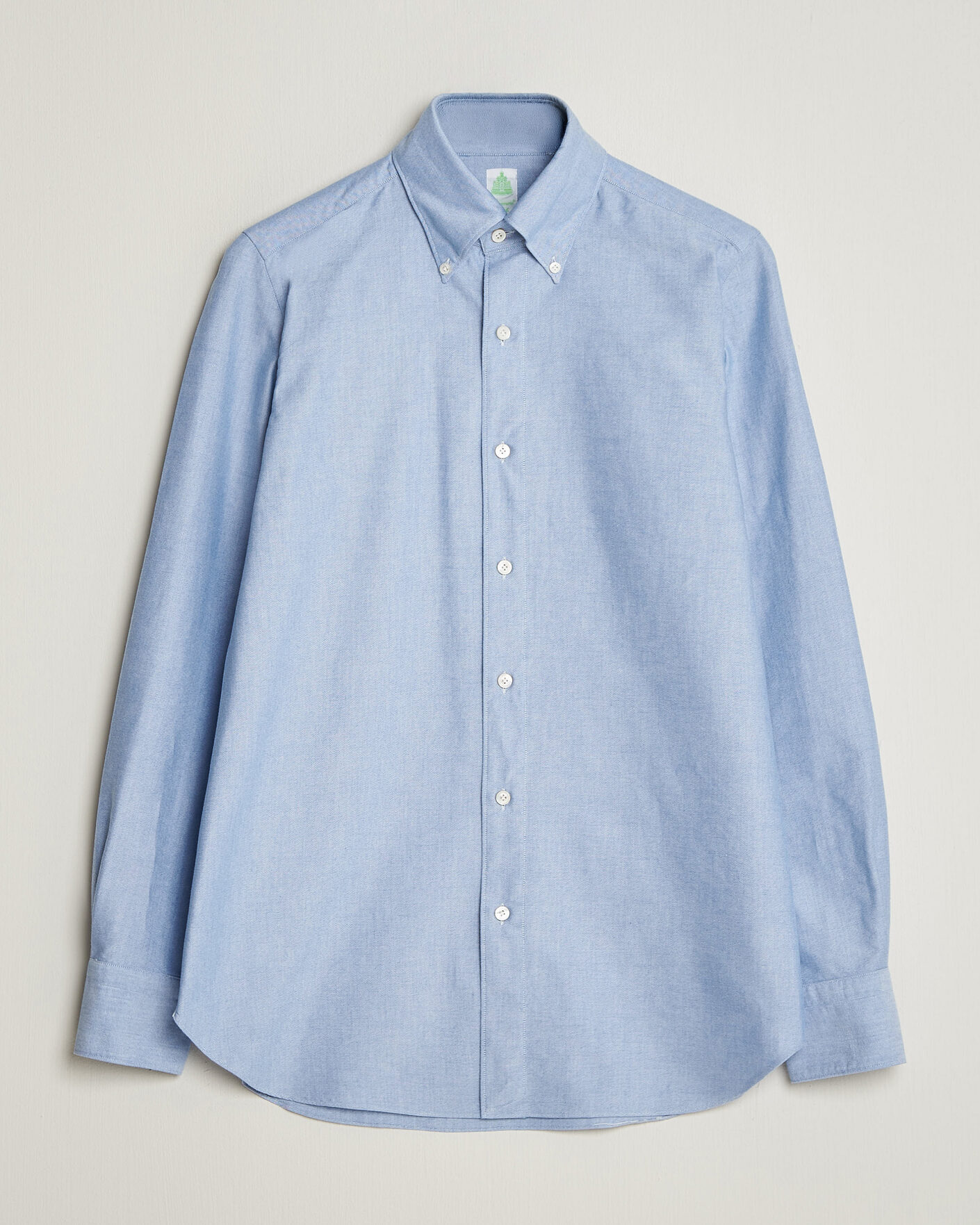 Homme | Chemises | Finamore Napoli | Gaeta Oxford Button Down Shirt Light Blue
