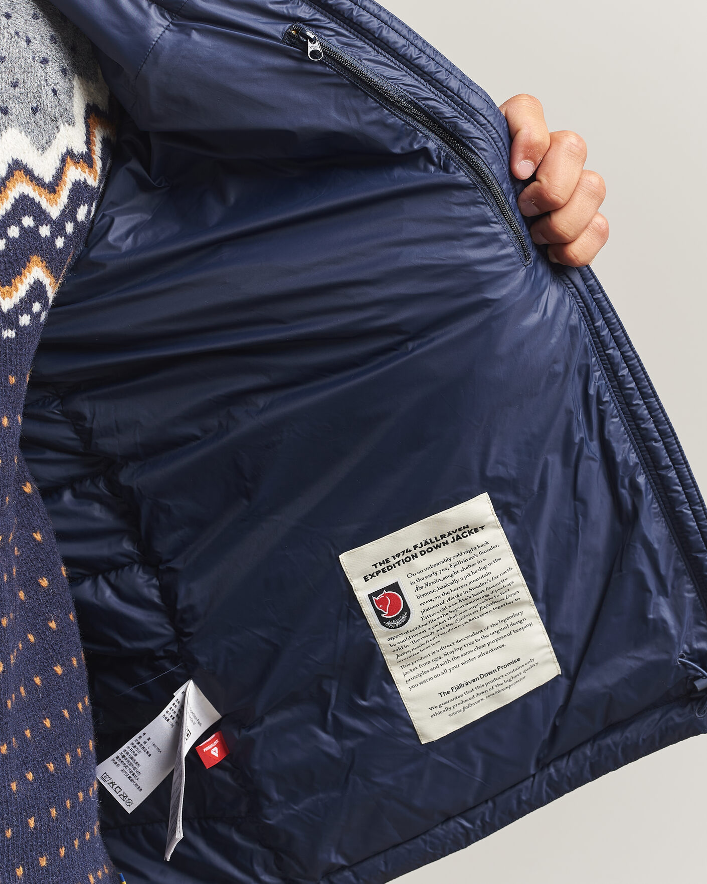 Homme | Manteaux Et Vestes | Fjällräven | Expedition Pack Down Hoodie Navy