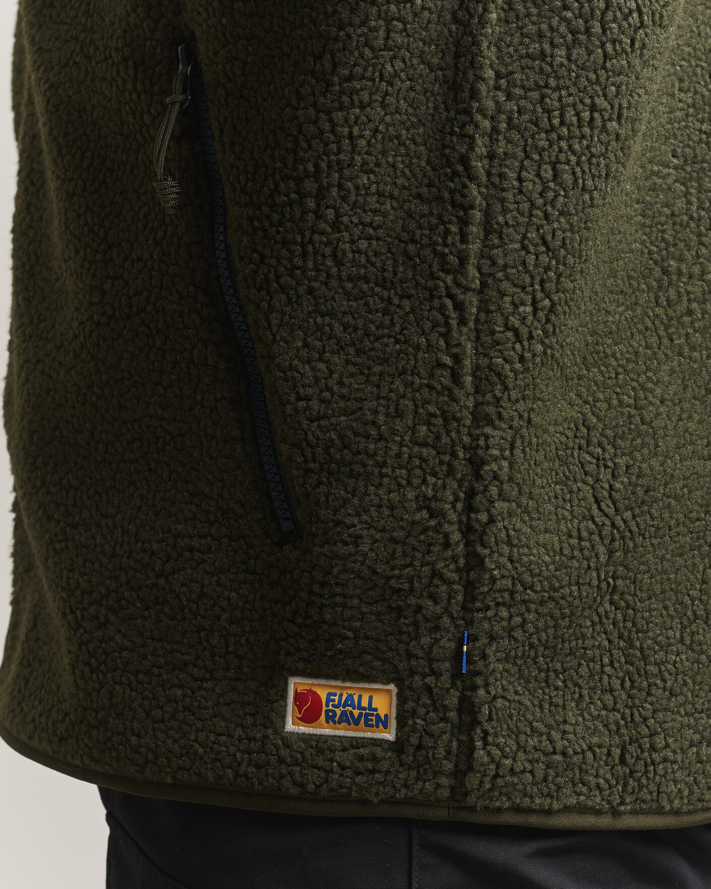 Homme | Pulls Et Tricots | Fjällräven | Vardag Pile Fleece Zip Jacket Deep Forest