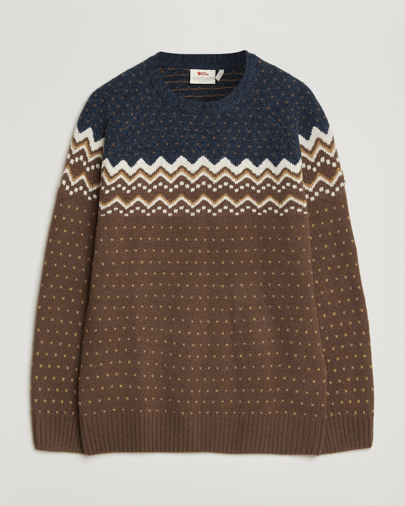 Homme | Pulls Et Tricots | Fjällräven | Övik Knit Wool Sweater Dark Oak
